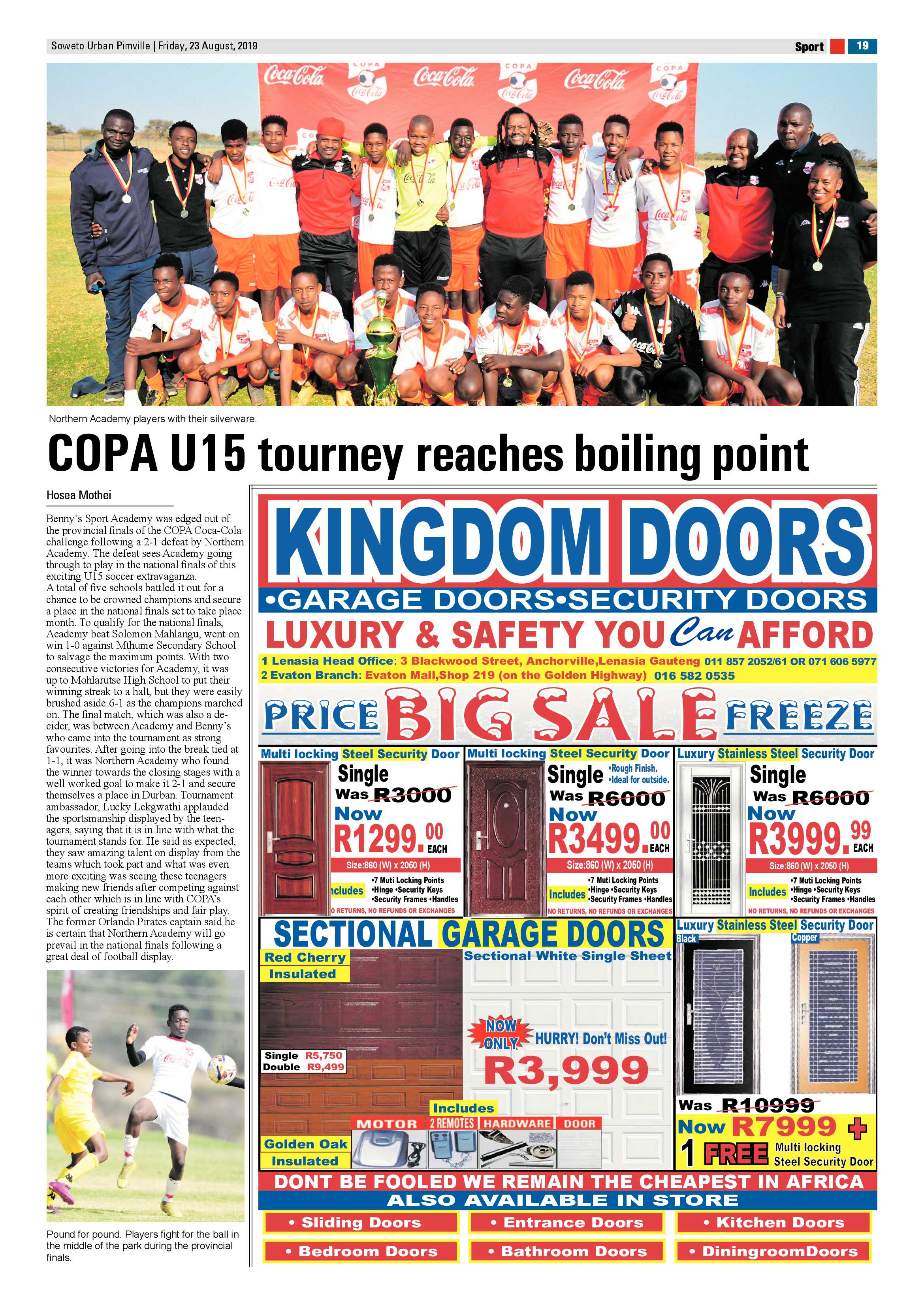 Pimville News – September 06, 2019 page 19