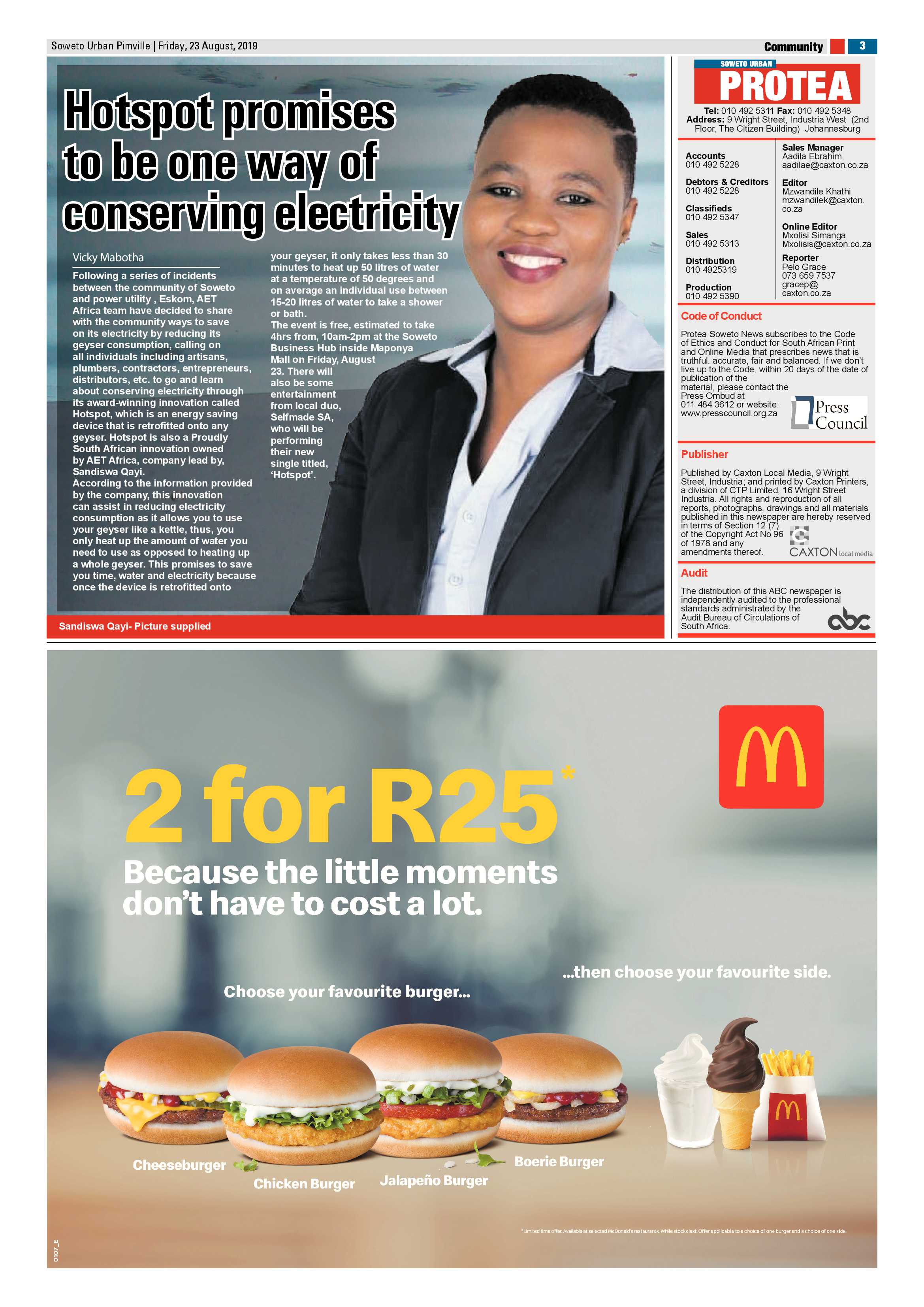 Pimville News – September 06, 2019 page 3