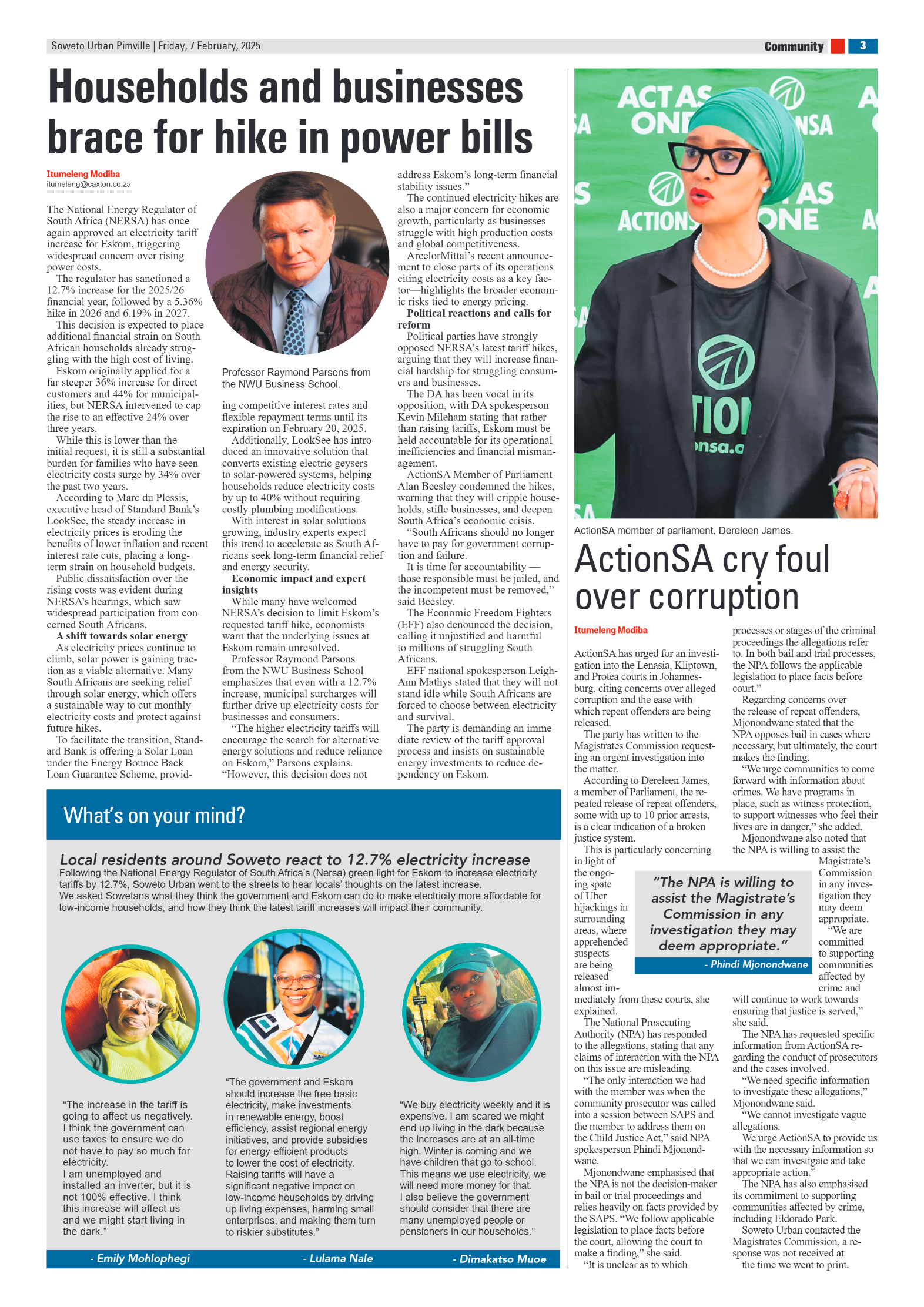 Pimville: 7 February 2025 page 3