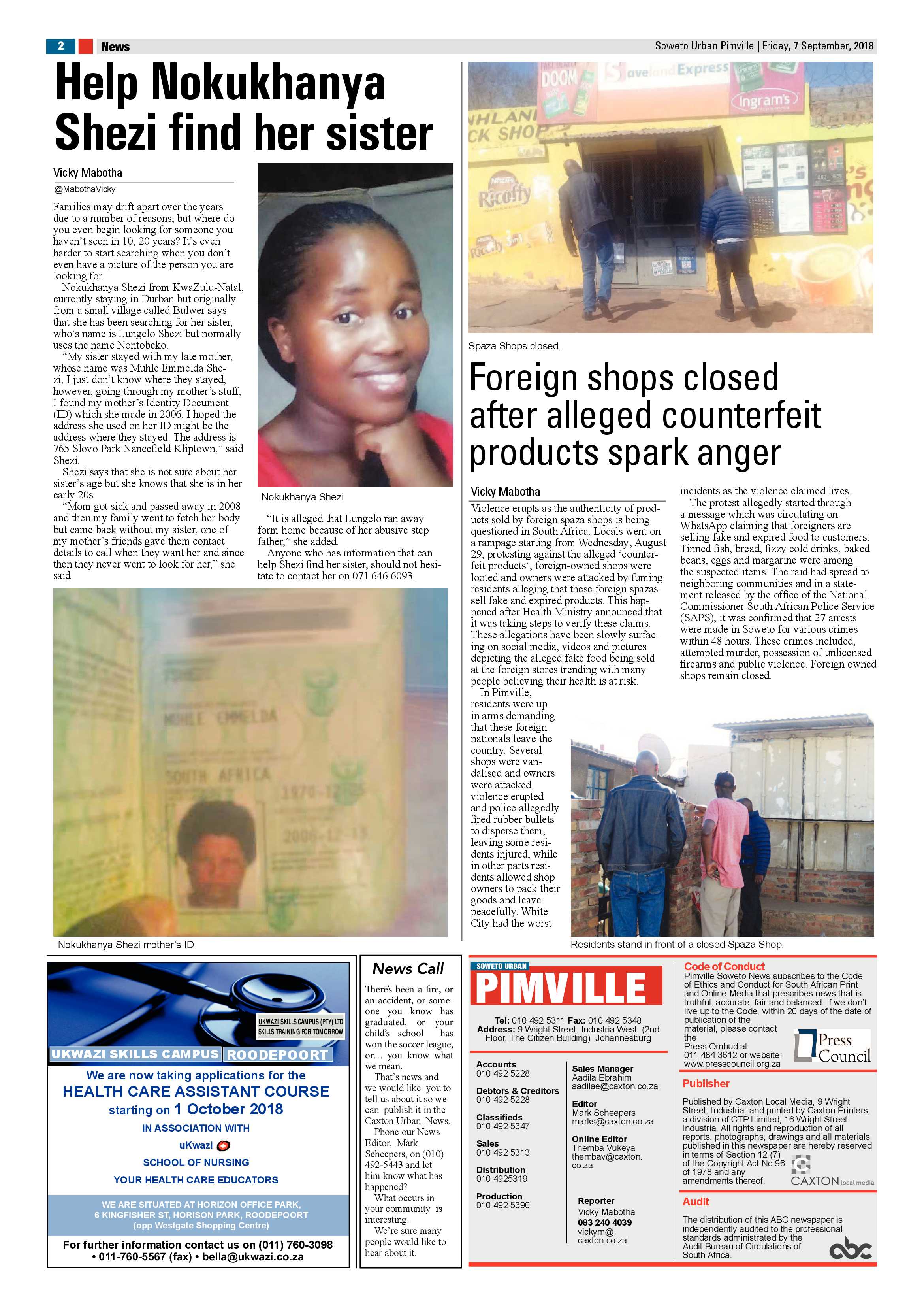 Pimville – September 7, 2018 issue page 2