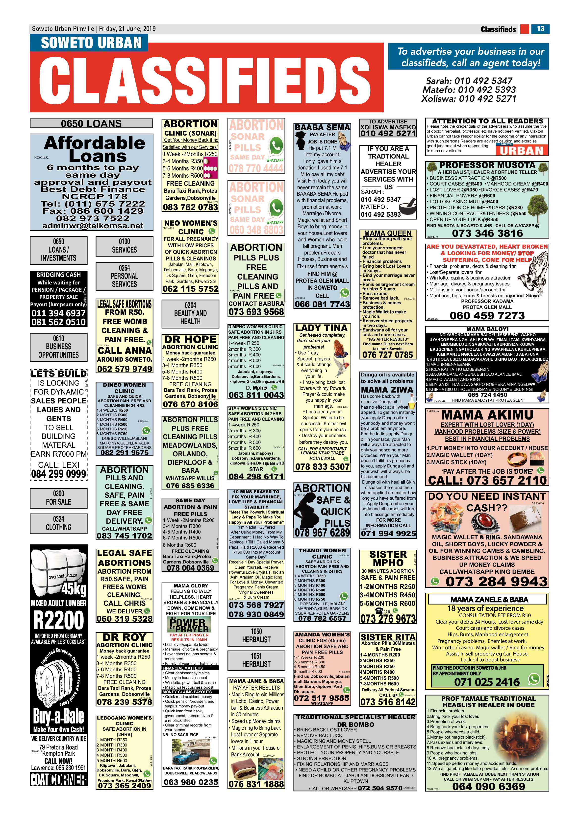 Pimville News – June 21, 2019 page 12