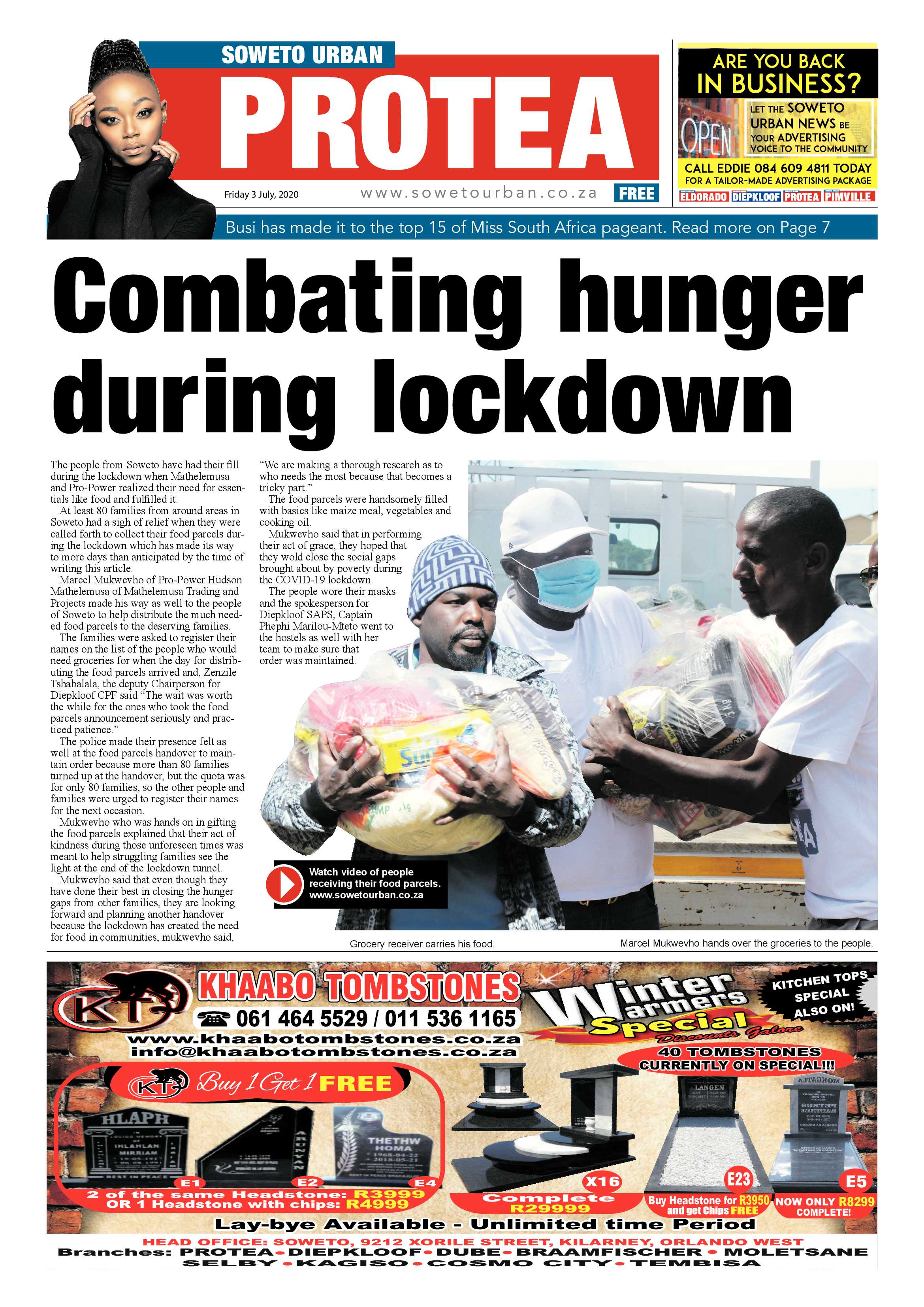 Protea July 03, 2020 page 1