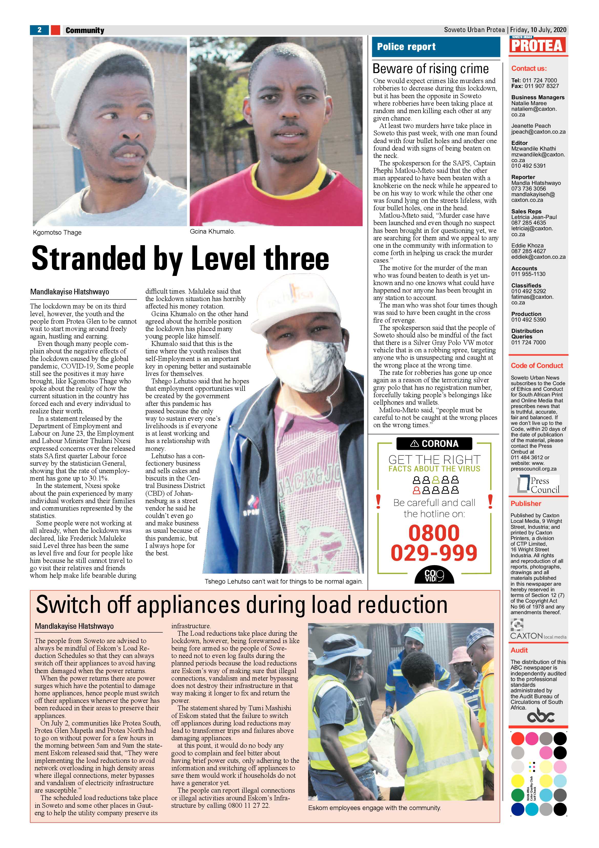 Protea July 10, 2020 page 2