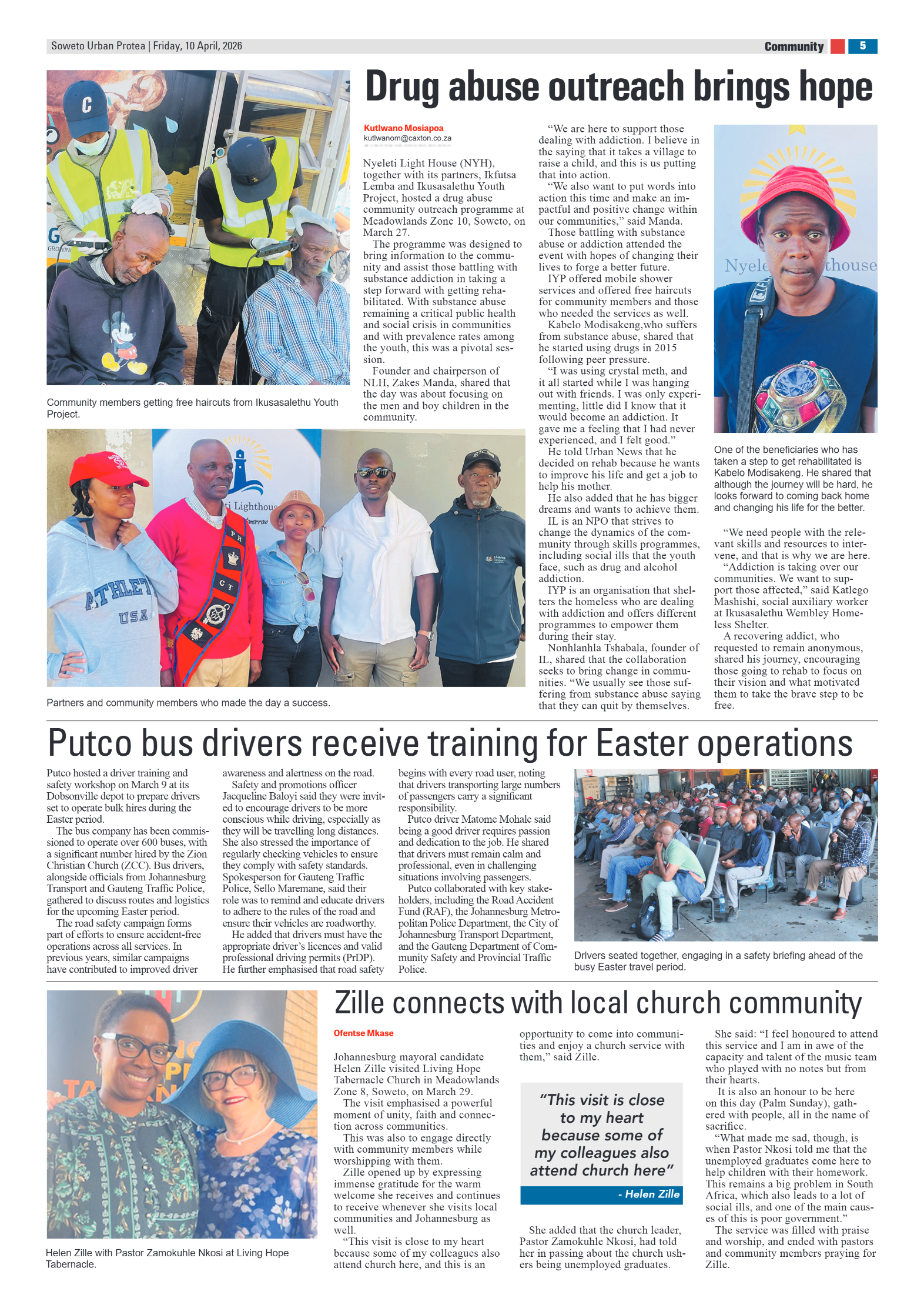 Protea: 10 April 2026 page 5