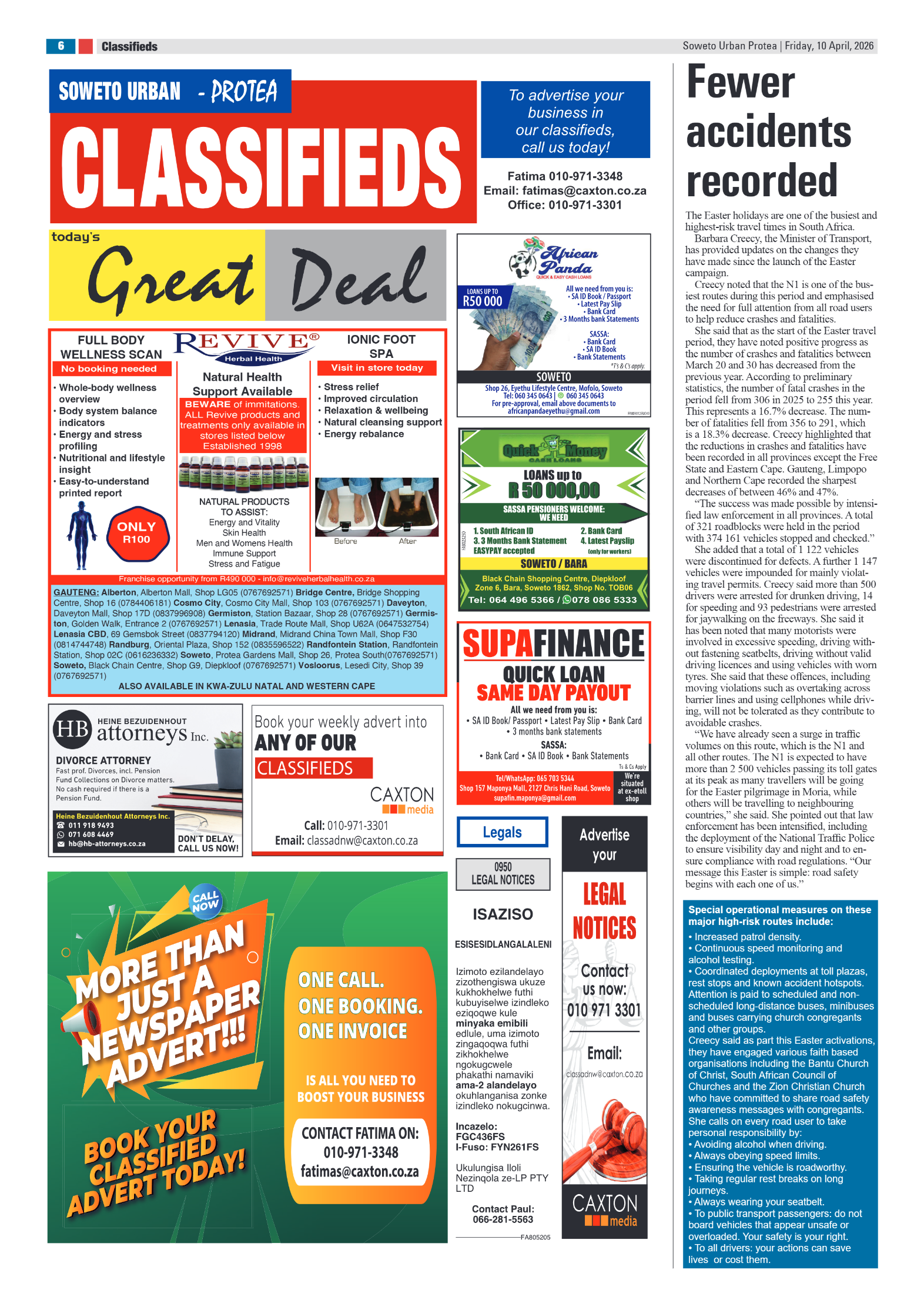 Protea: 10 April 2026 page 6