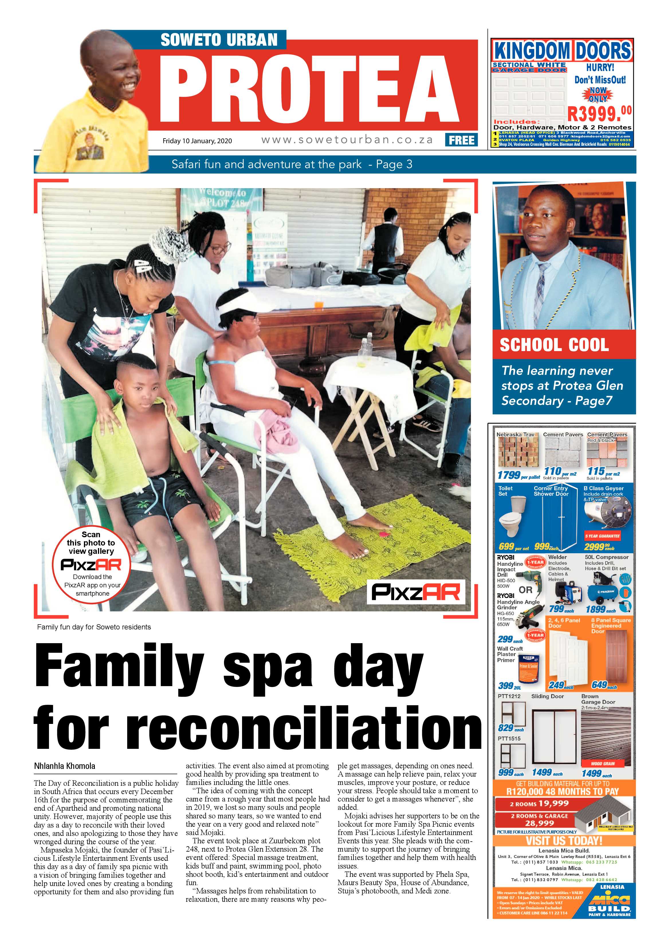 Protea News – January 10, 2020 page 1