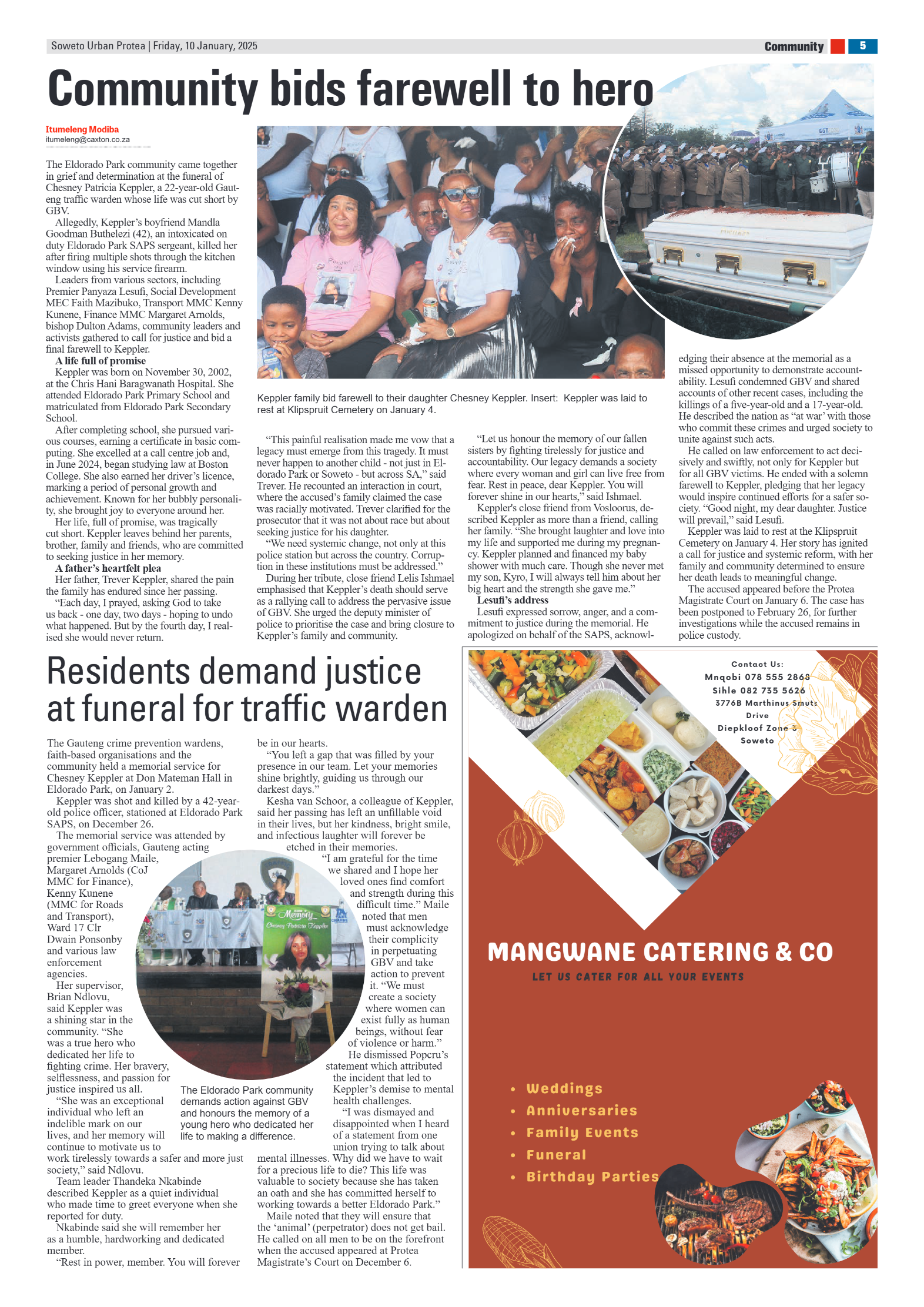 Protea: 10 January 2025 page 5