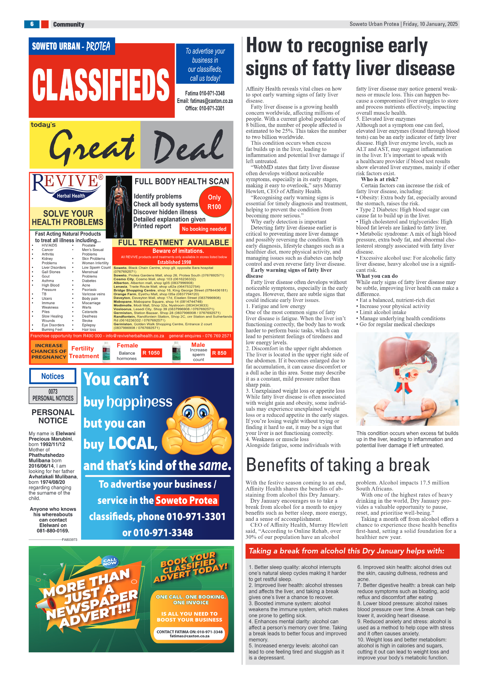 Protea: 10 January 2025 page 6