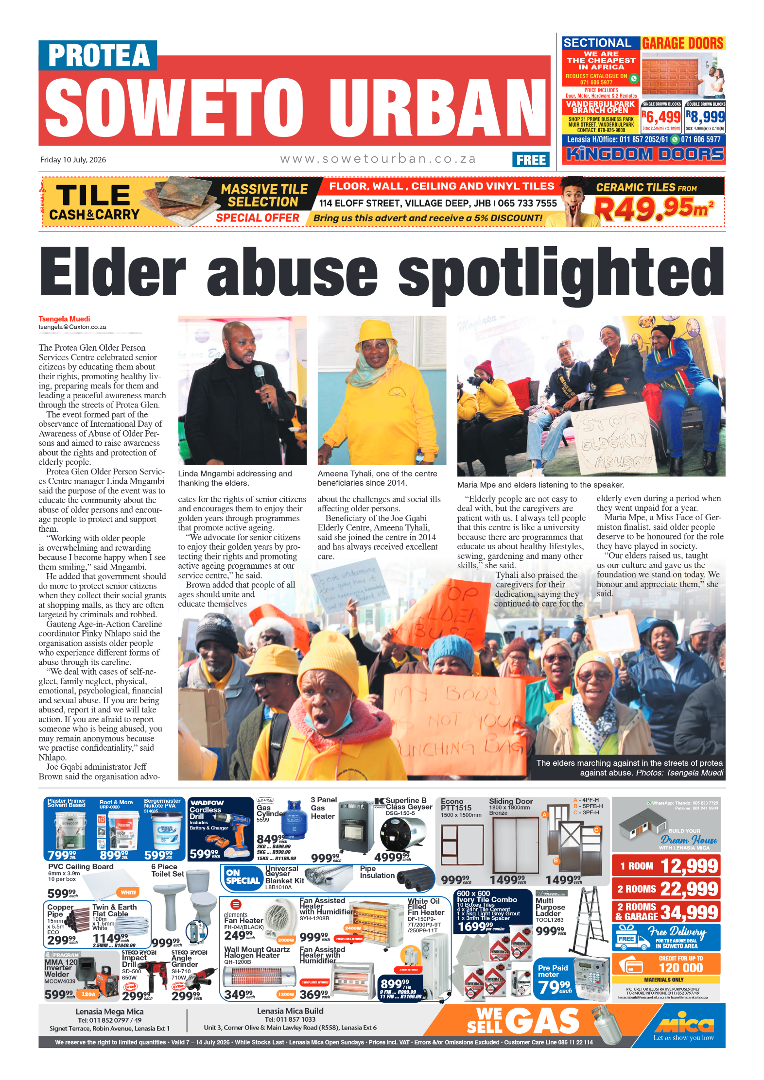 Protea 10 July 2026 page 1