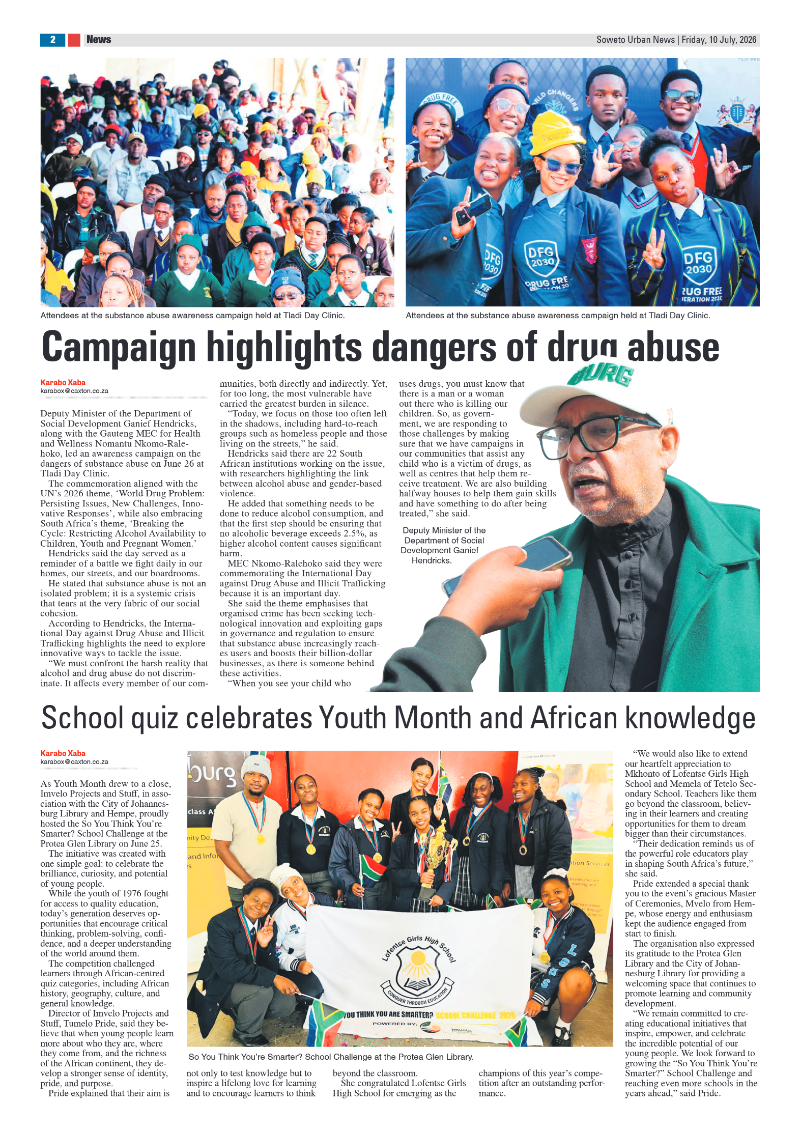 Protea 10 July 2026 page 2