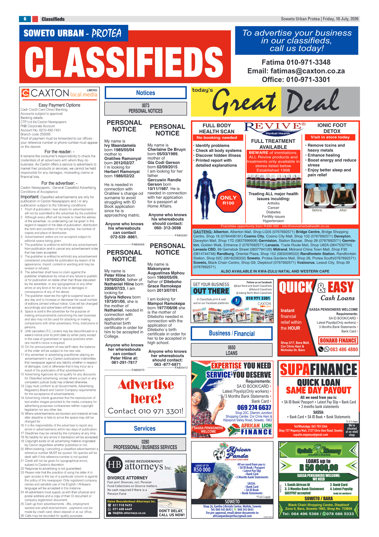 Protea 10 July 2026 page 6