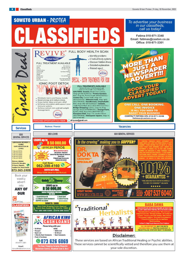 Protea: 10 November 2023 page 6