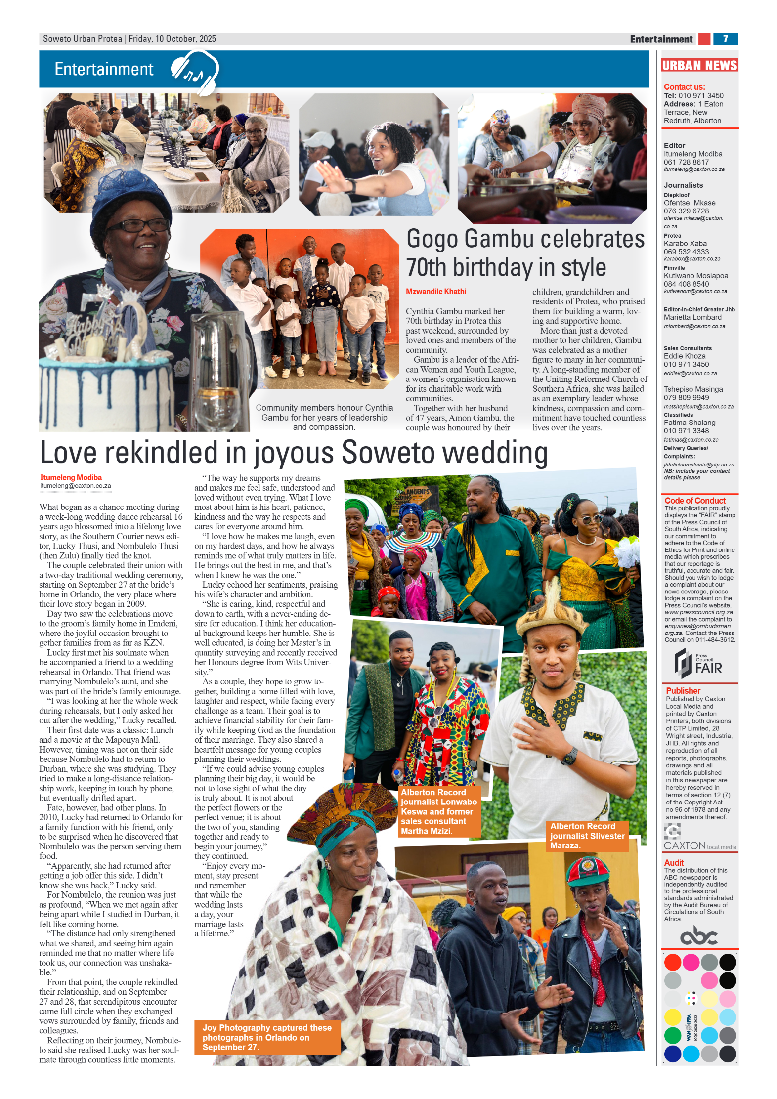 Protea: 10 October 2025 page 7
