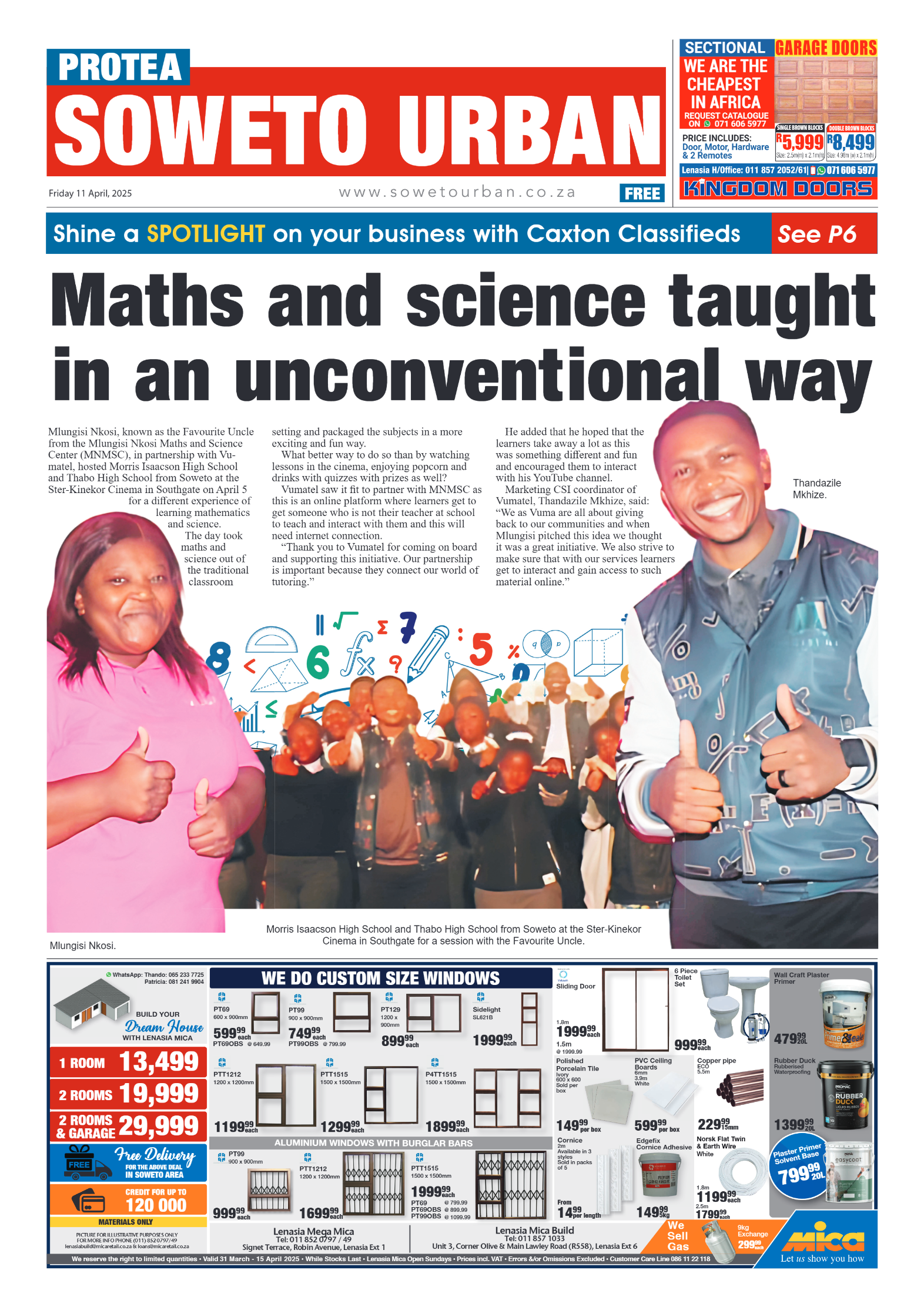 Protea: 11 April 2025 page 1