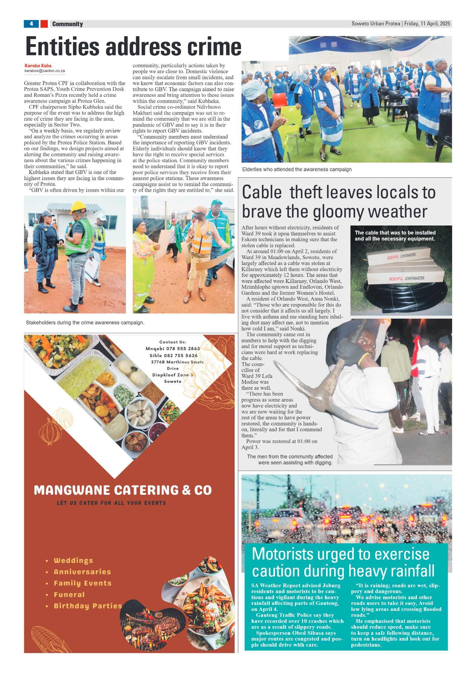 Protea: 11 April 2025 page 4