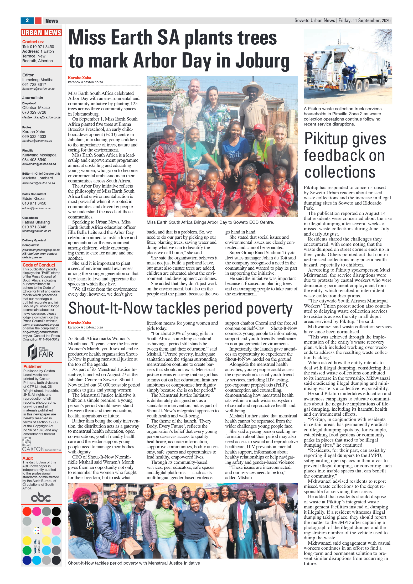 Protea 11 September 2026 page 2