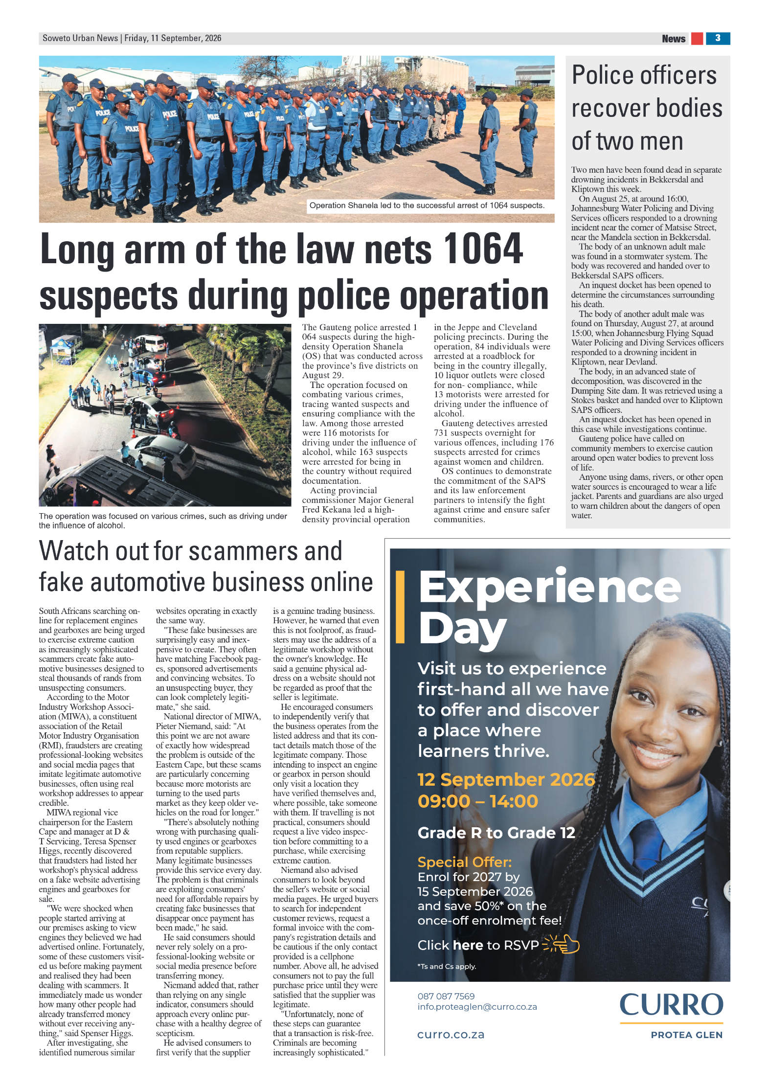 Protea 11 September 2026 page 3