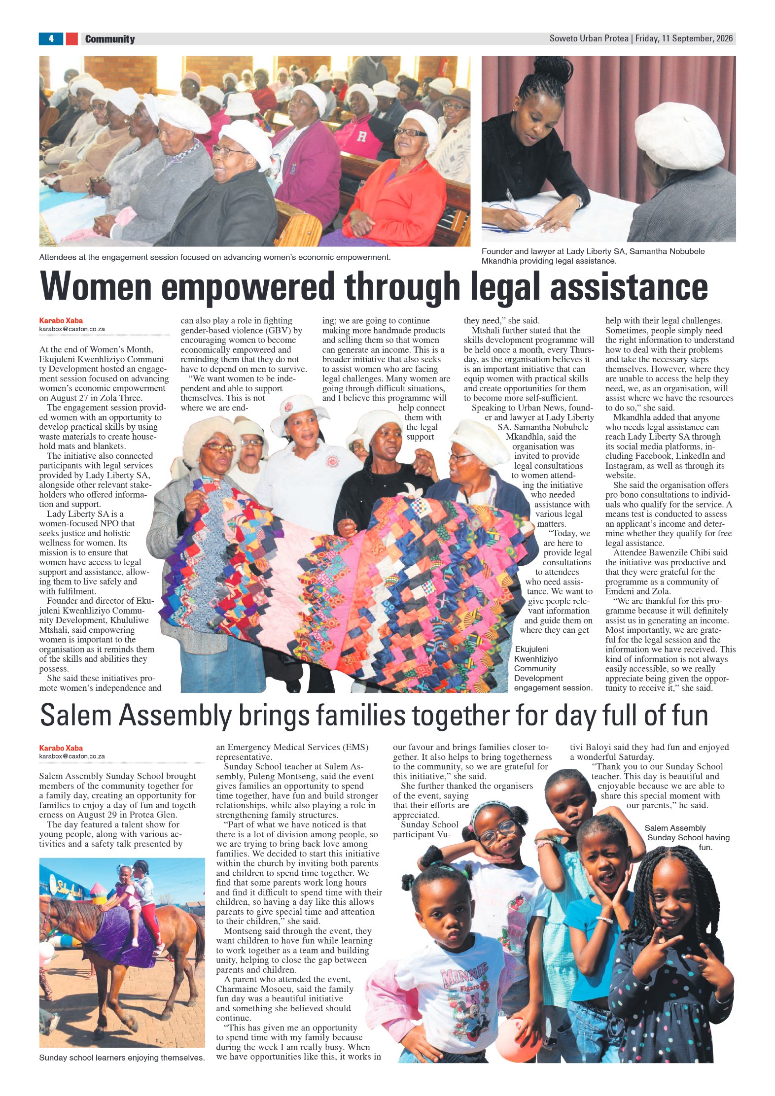 Protea 11 September 2026 page 4