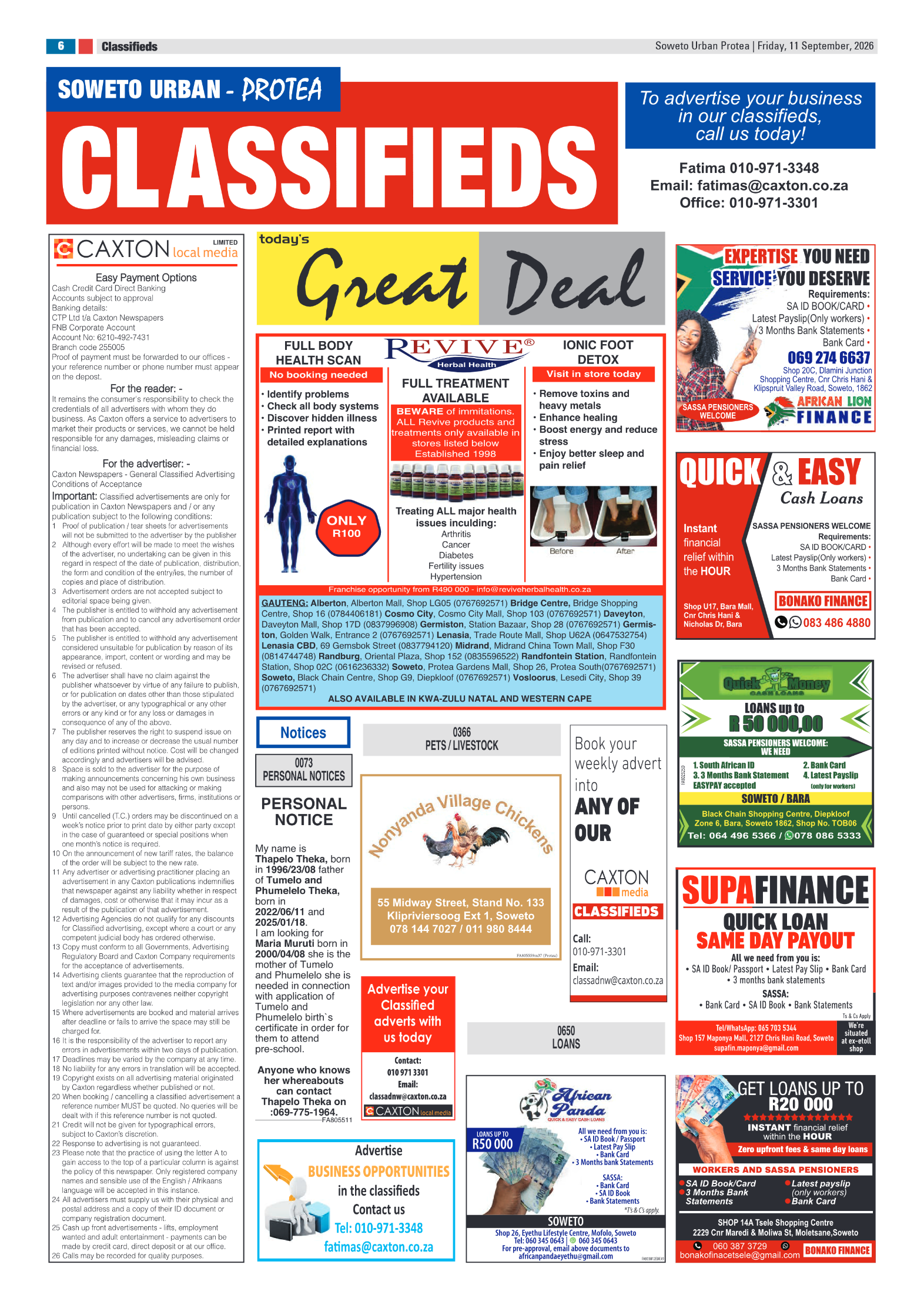 Protea 11 September 2026 page 6