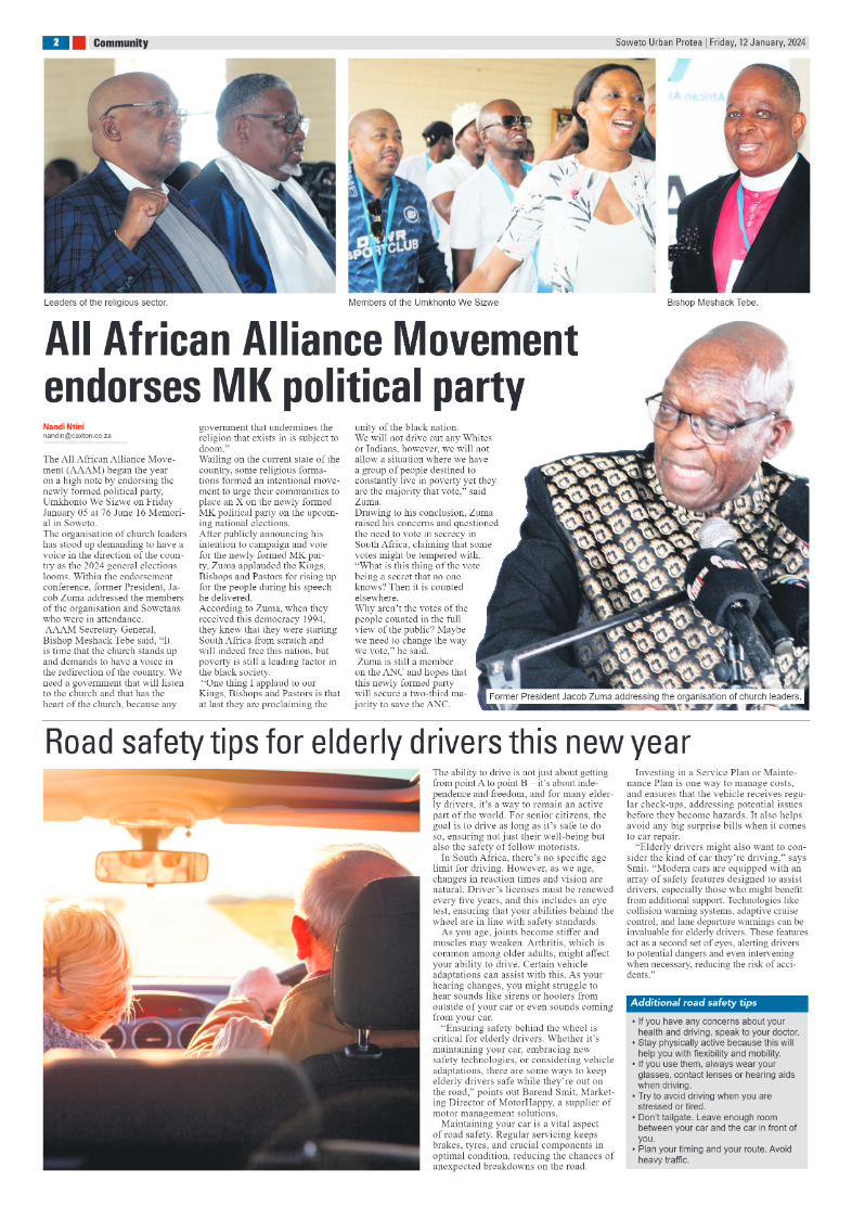 Protea: 11 January 2024 page 2