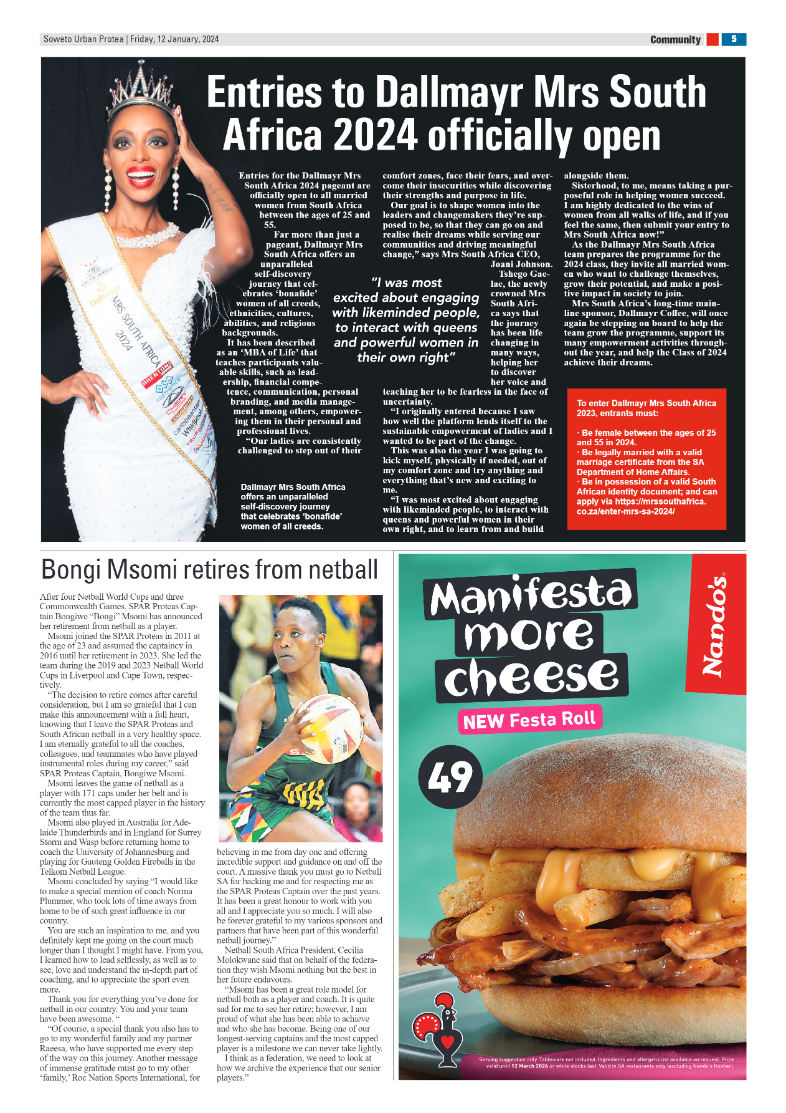Protea: 11 January 2024 page 5