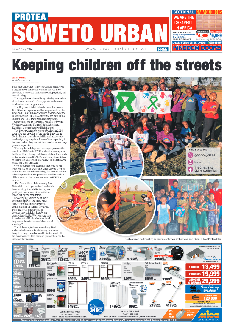 Protea: 12 July 2024 page 1