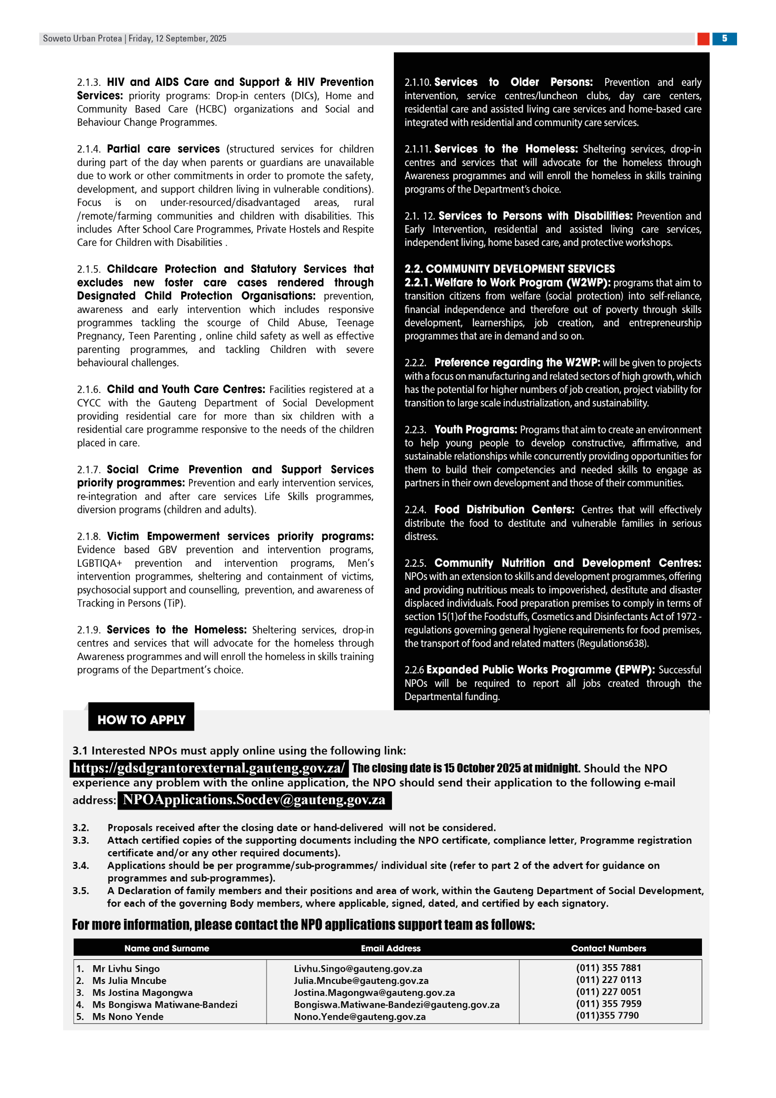 Protea: 12 September 2025 page 5