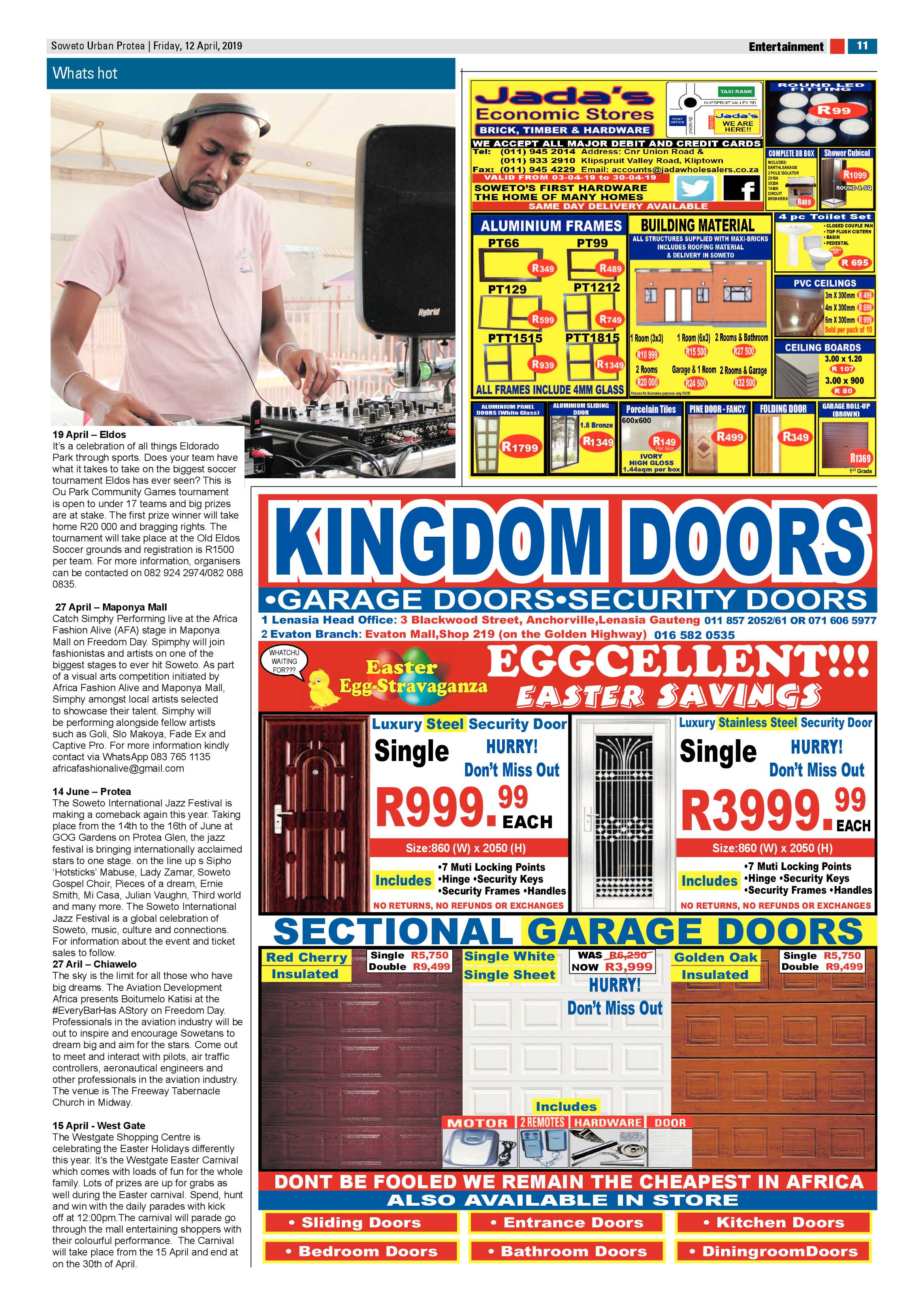 Protea News – April 12 , 2019 page 11