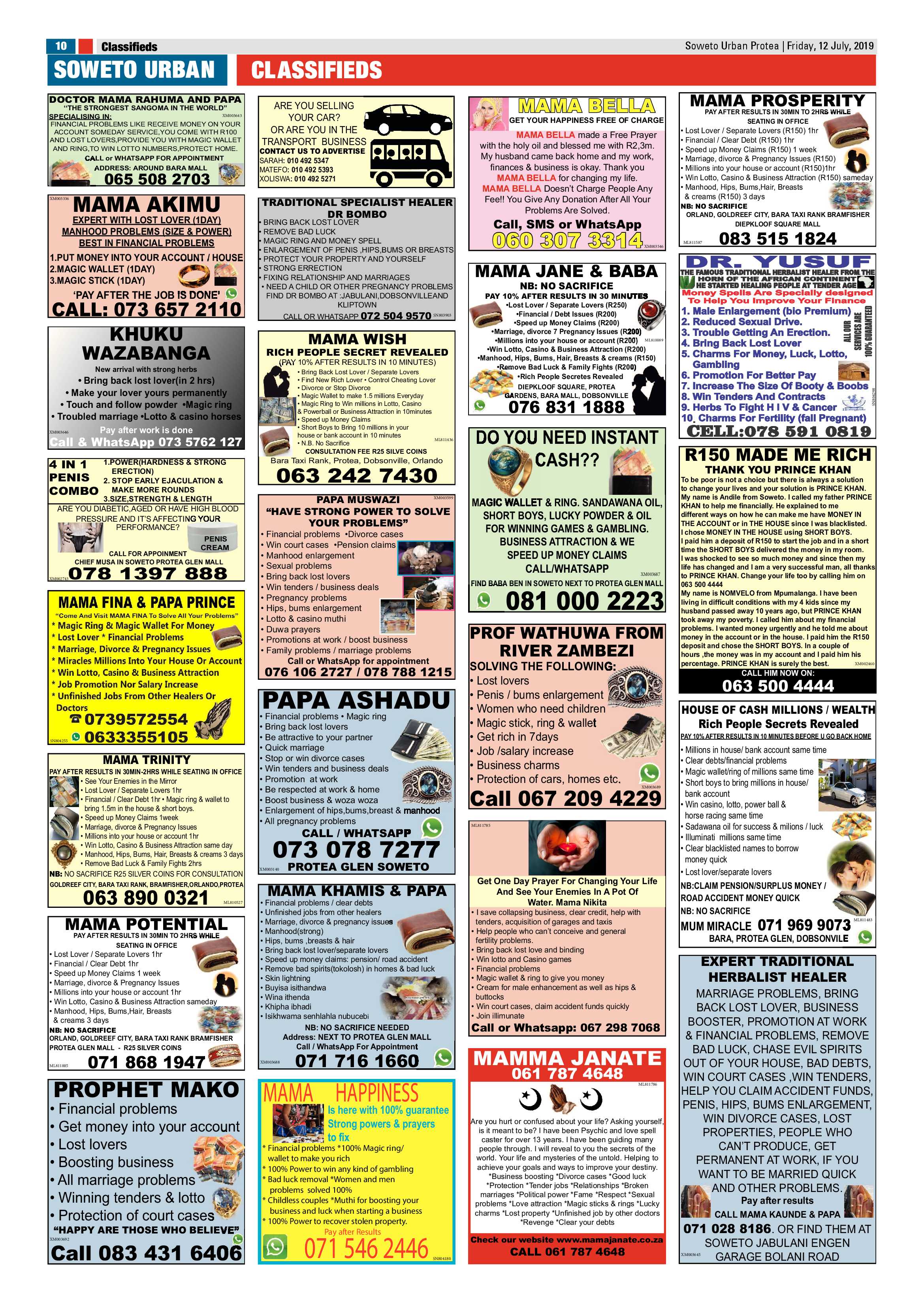 Protea News – July 12, 2019 page 10
