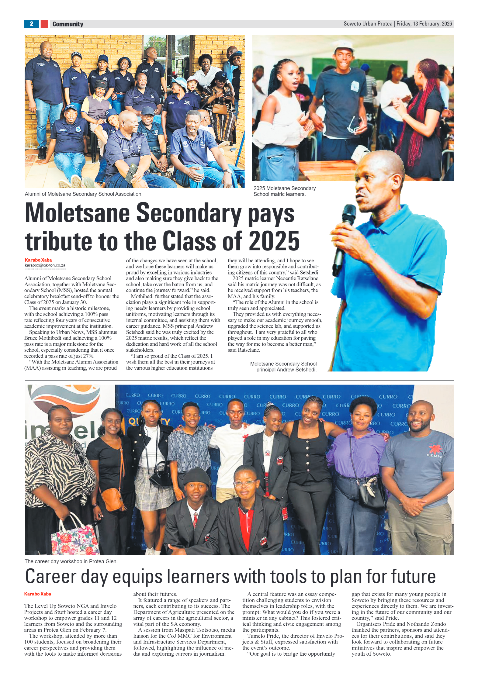 Protea: 13 February 2026 page 2