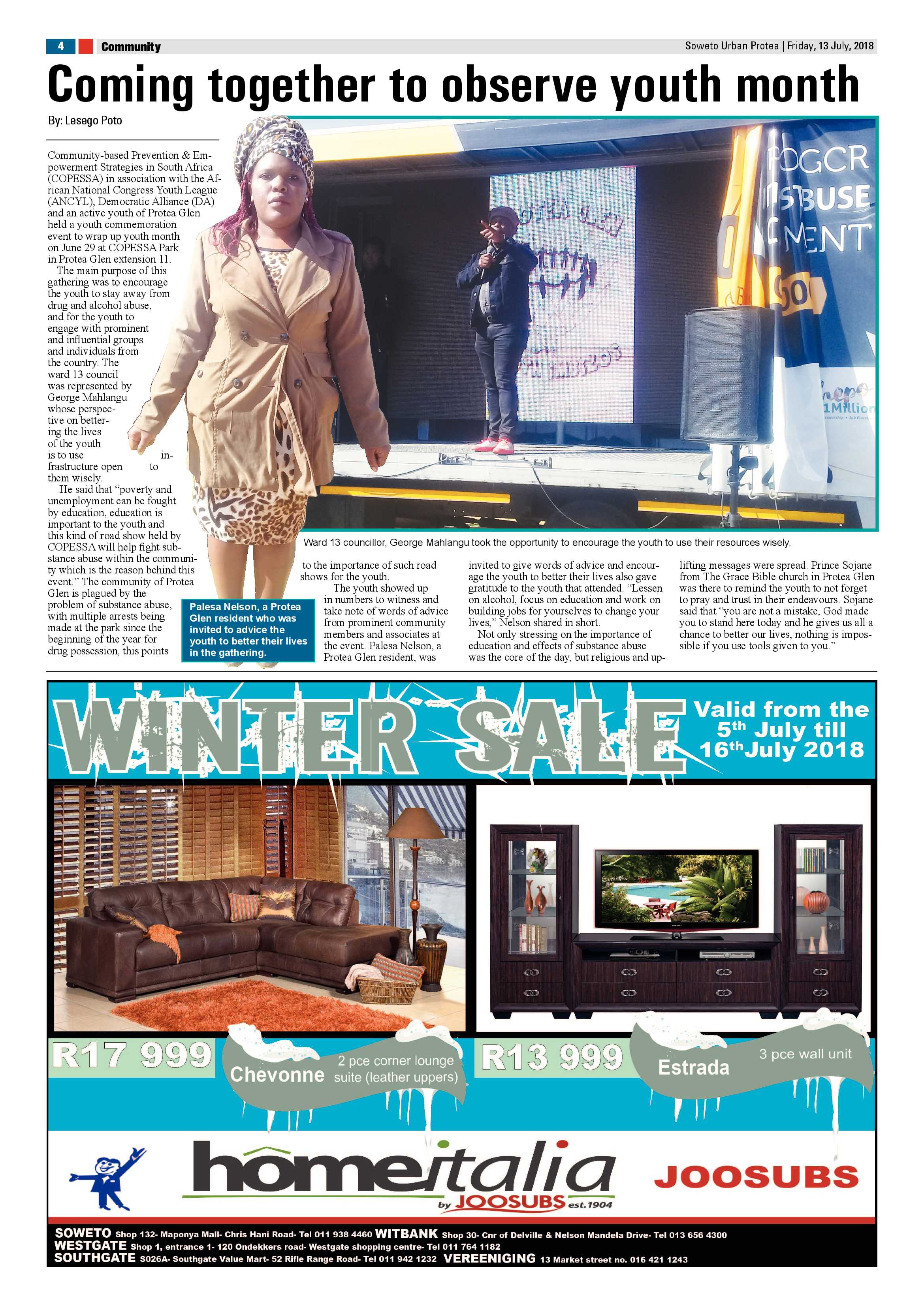 Protea – July 13, 2018 issue page 4
