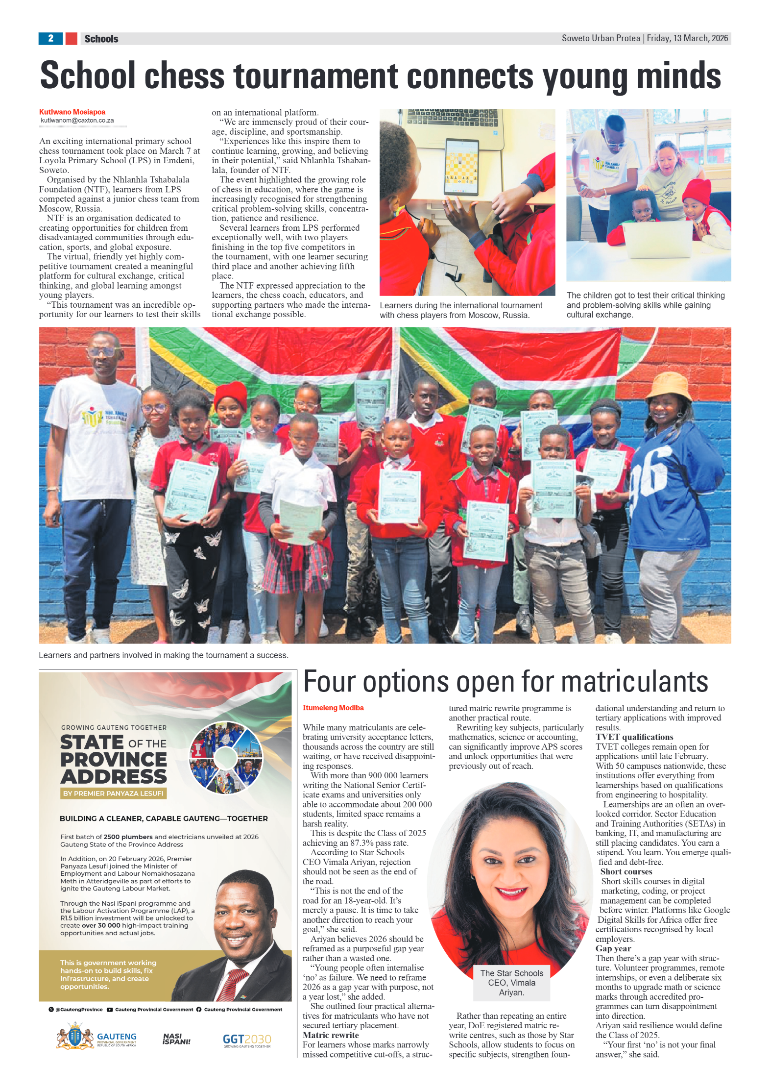 Protea: 13 March 2026 page 2
