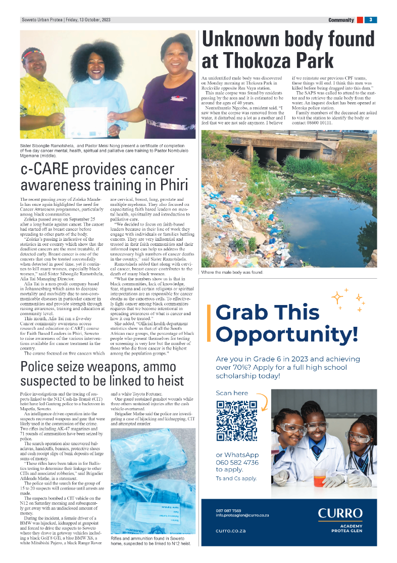 Protea: 13 October 2023 page 3