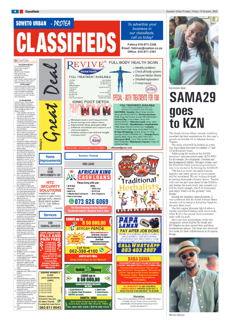 Protea: 13 October 2023 page 6