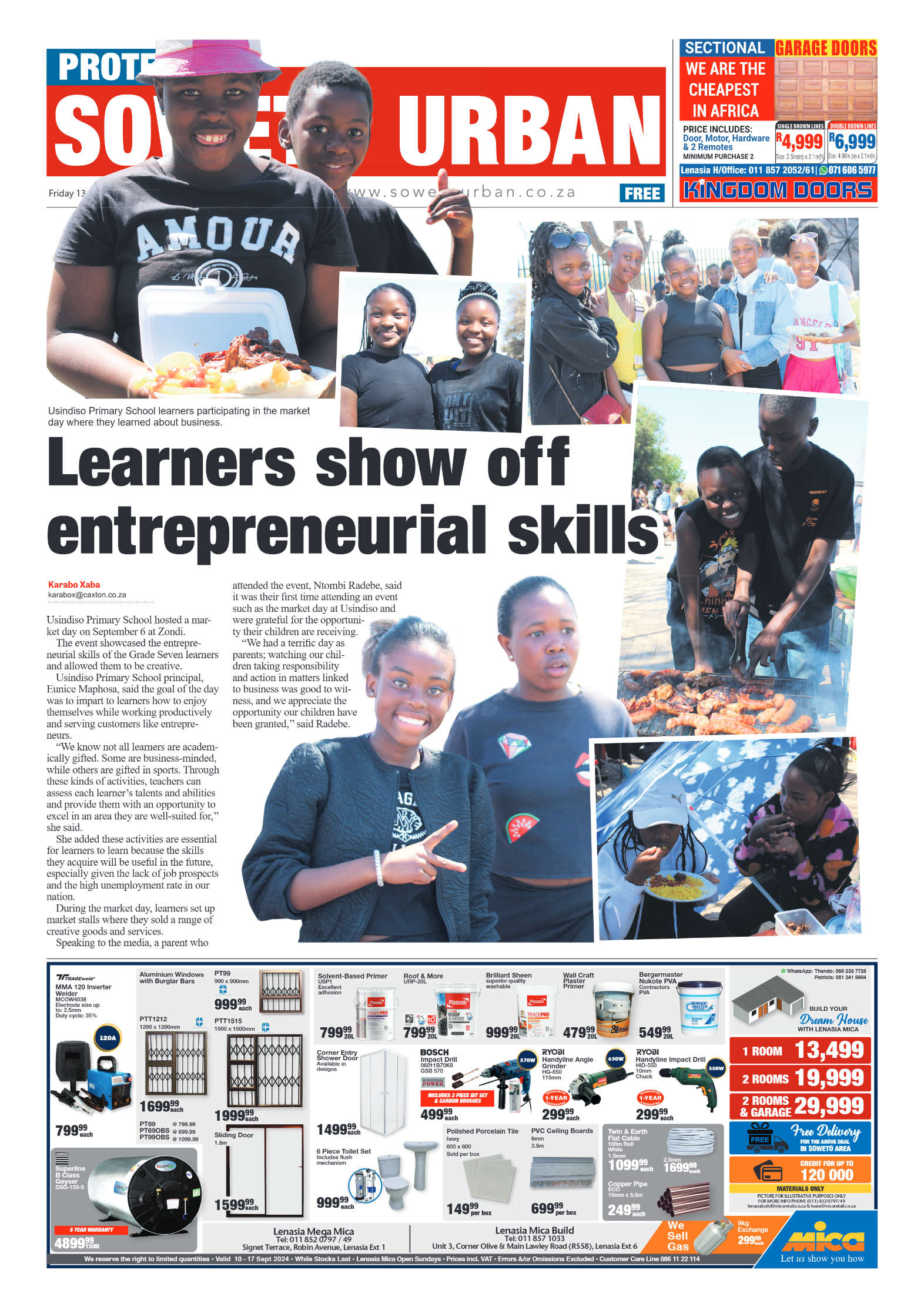 Protea: 13 September 2024 page 1