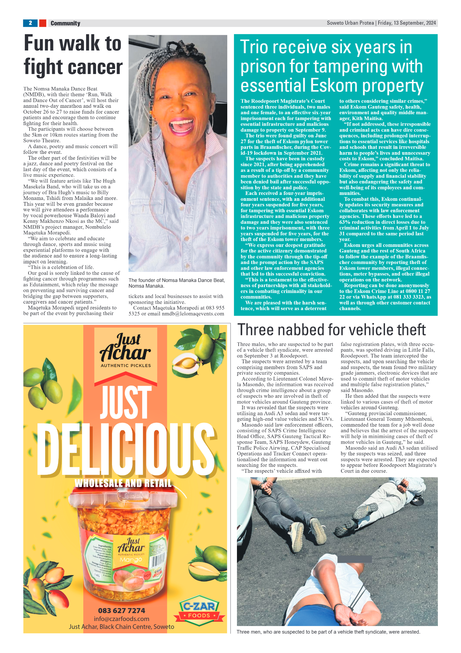 Protea: 13 September 2024 page 2