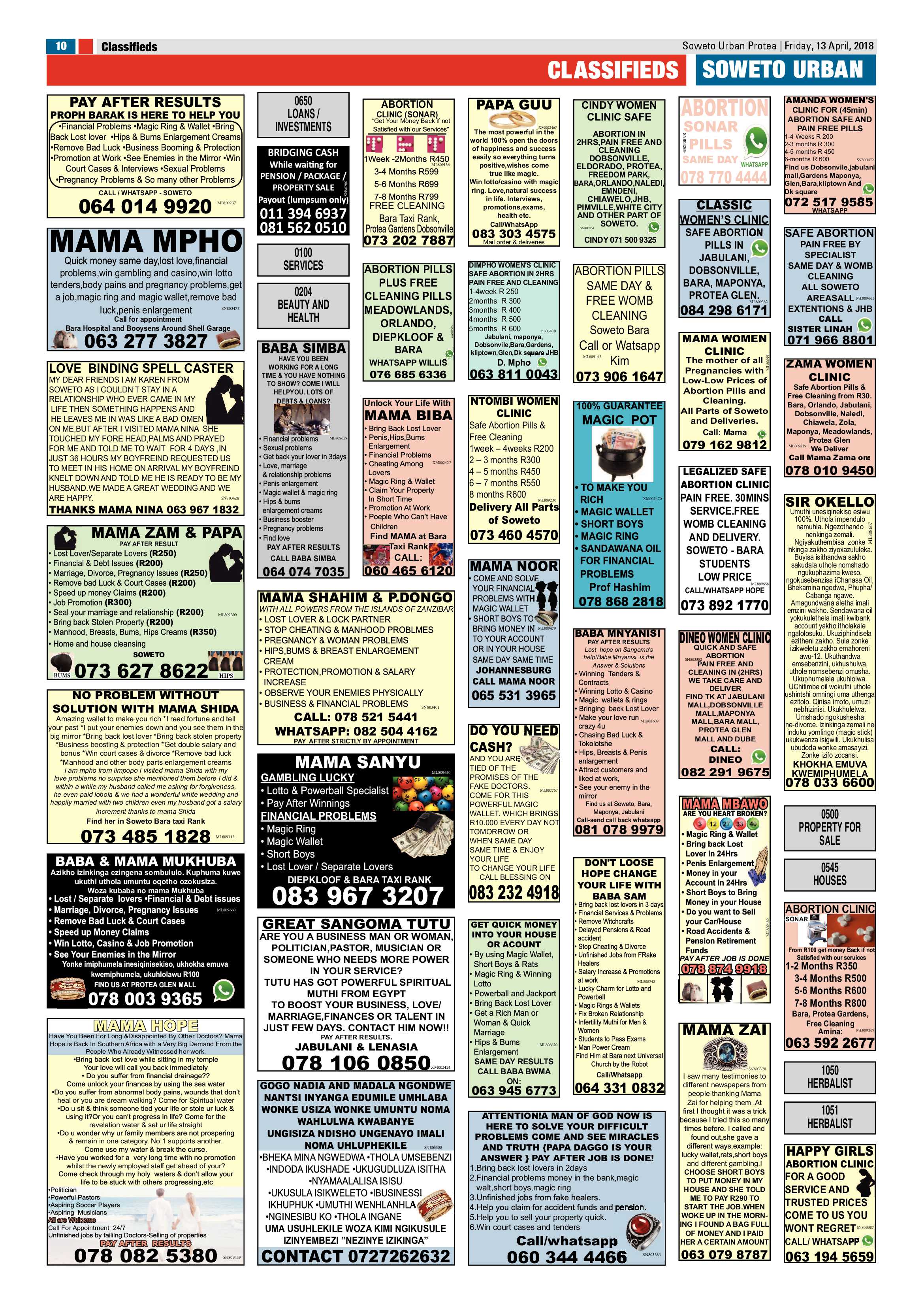 Protea – April 13, 2018 issue page 10