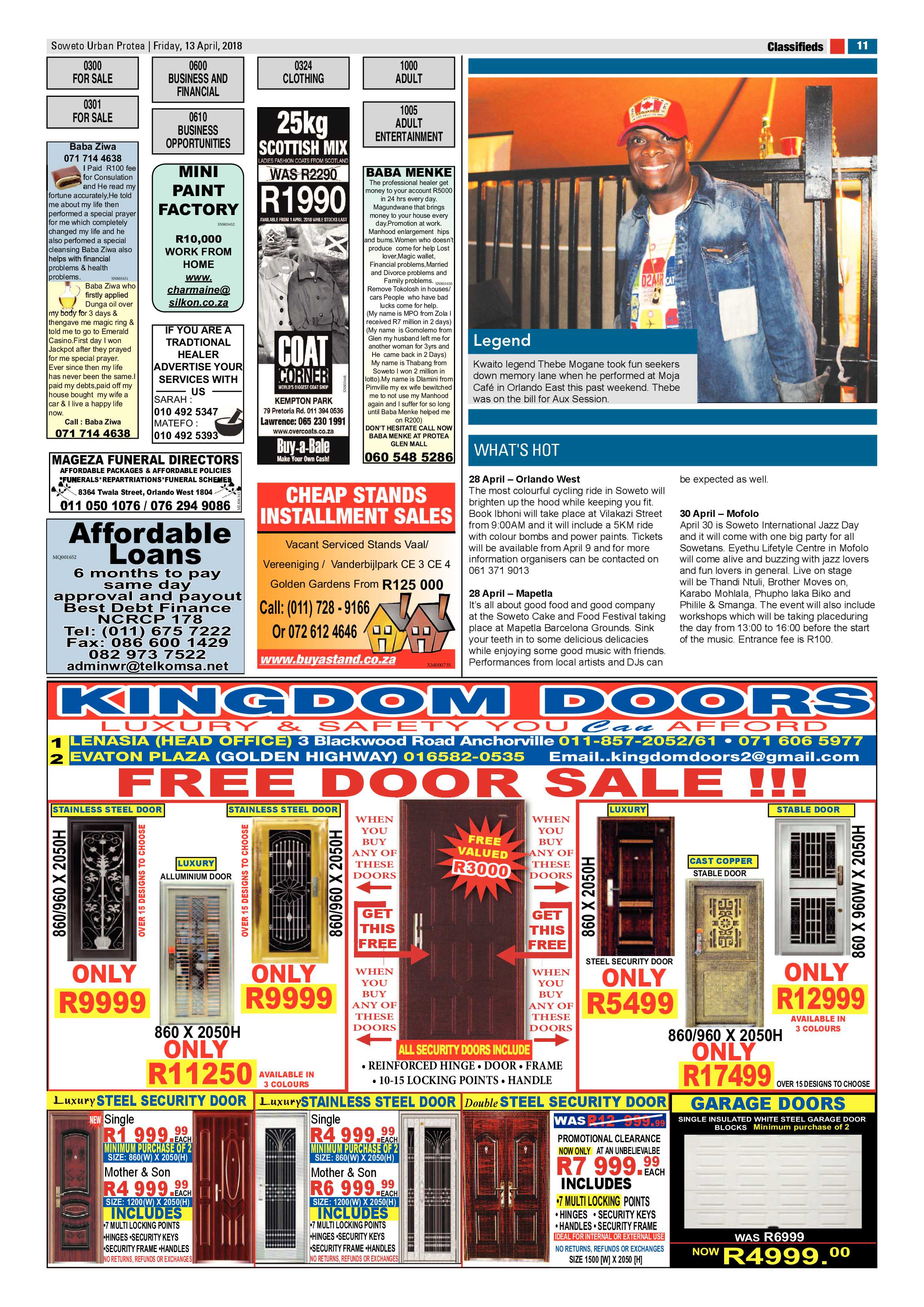 Protea – April 13, 2018 issue page 11