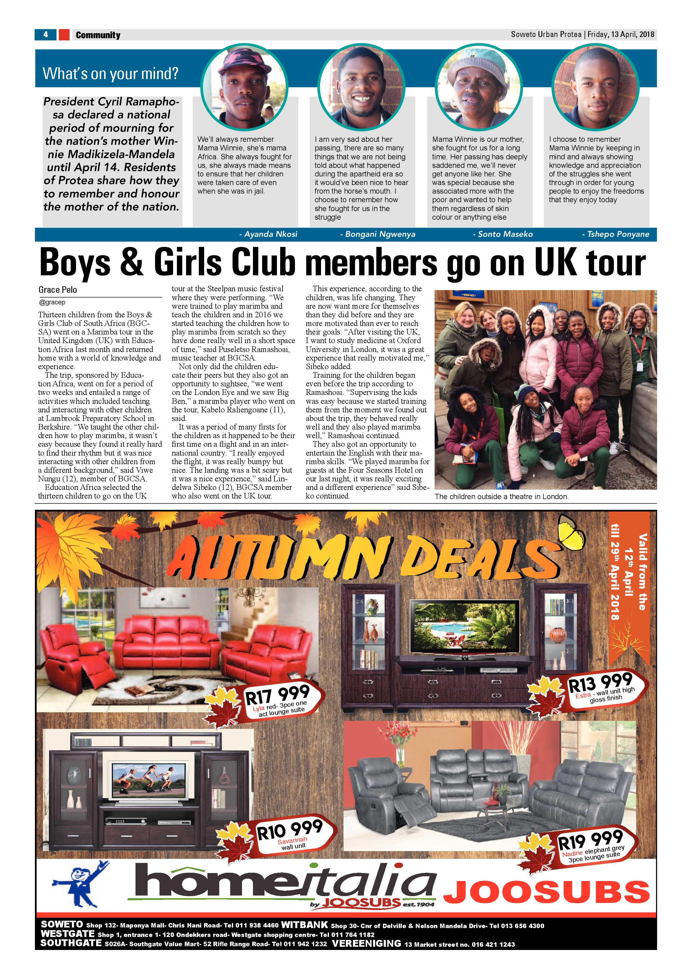 Protea – April 13, 2018 issue page 4