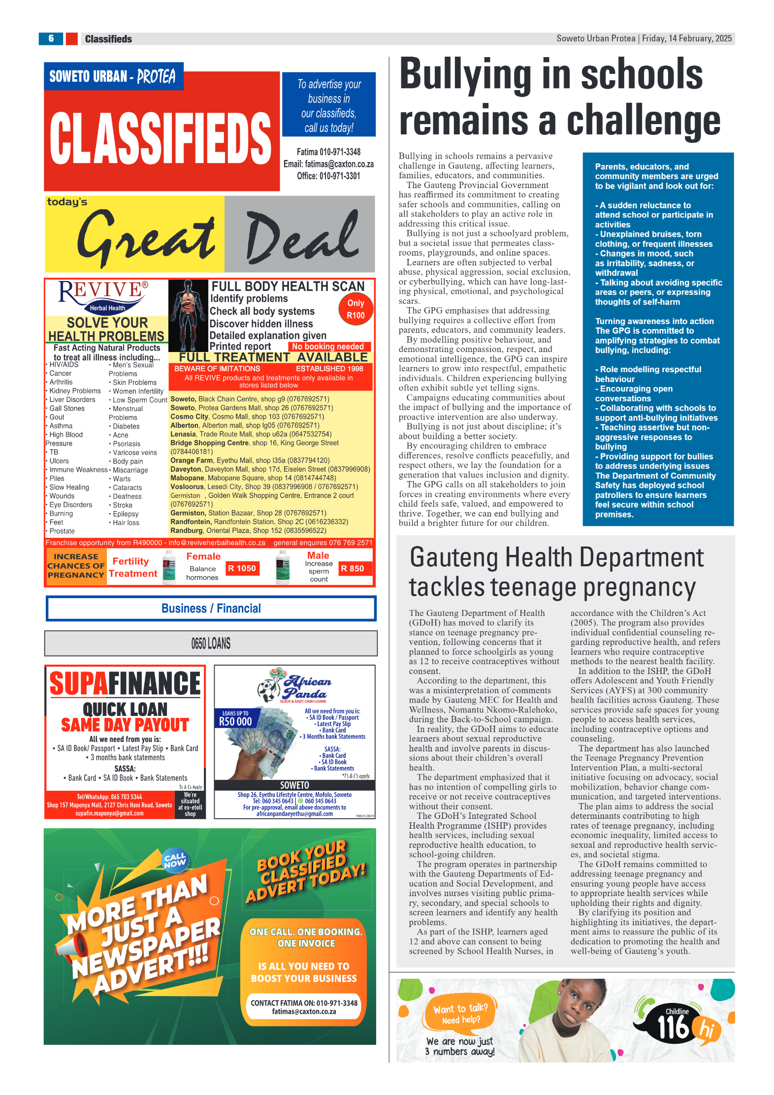 Protea: 14 February 2025 page 6
