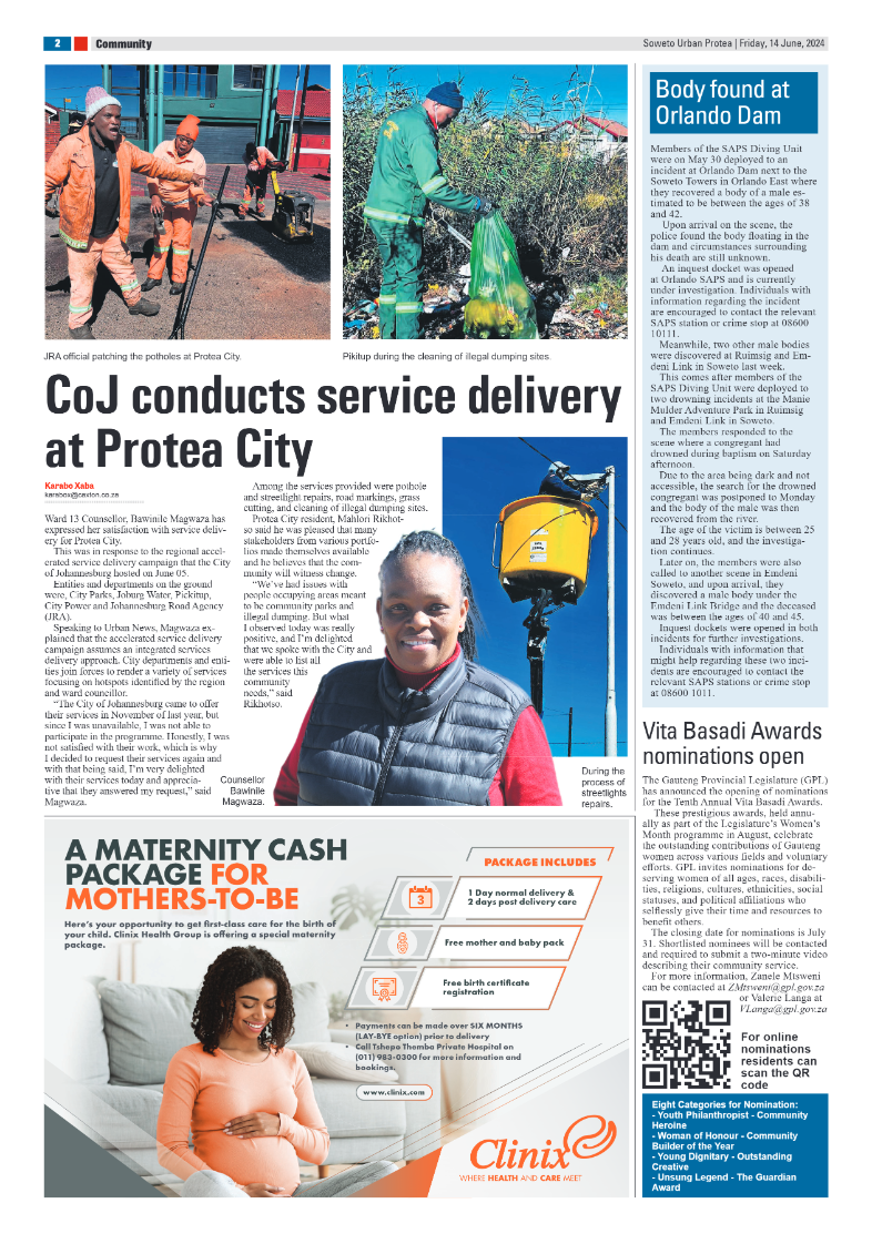 Protea: 14 June 2024 page 2