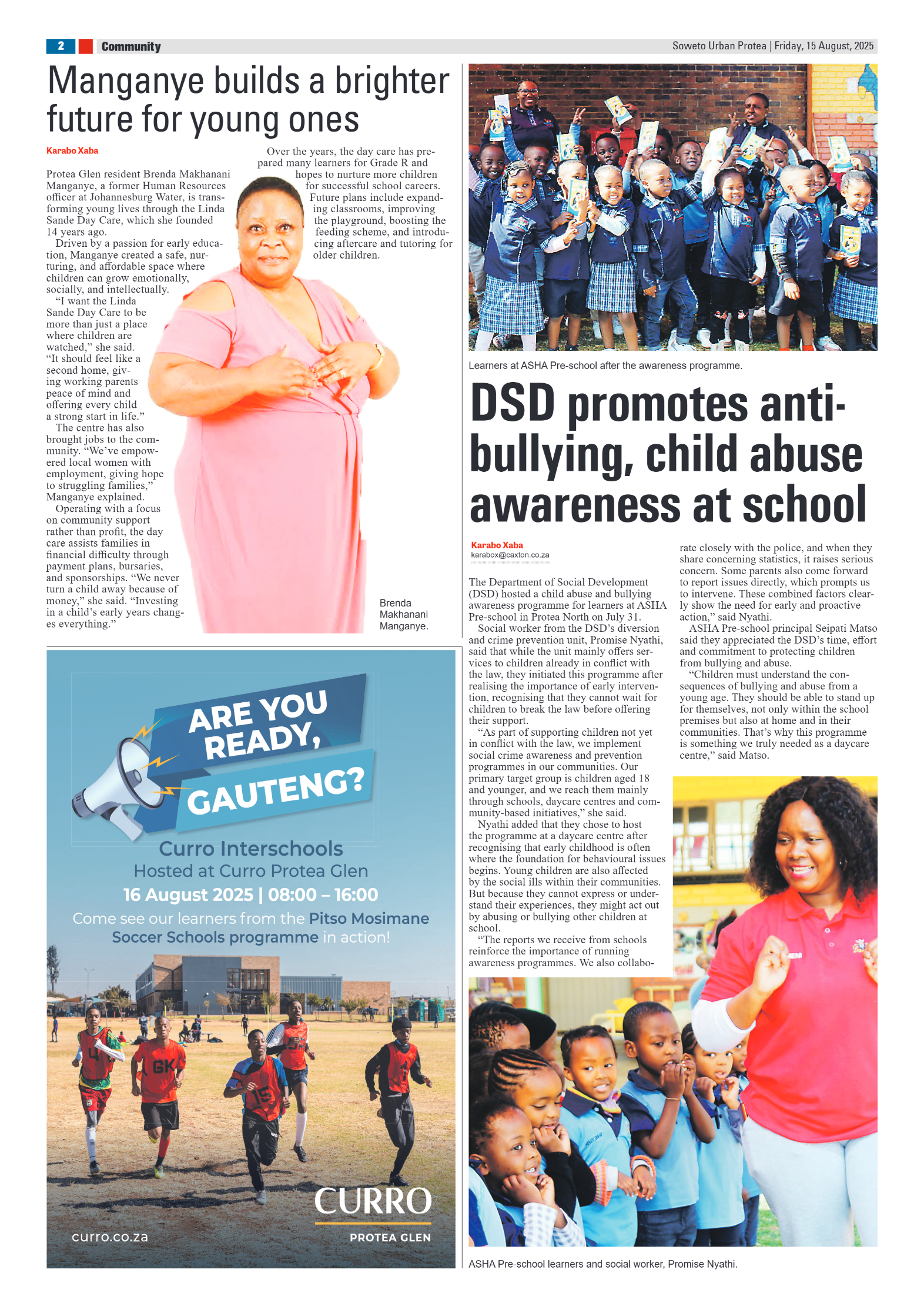 Protea: 15 August 2025 page 2