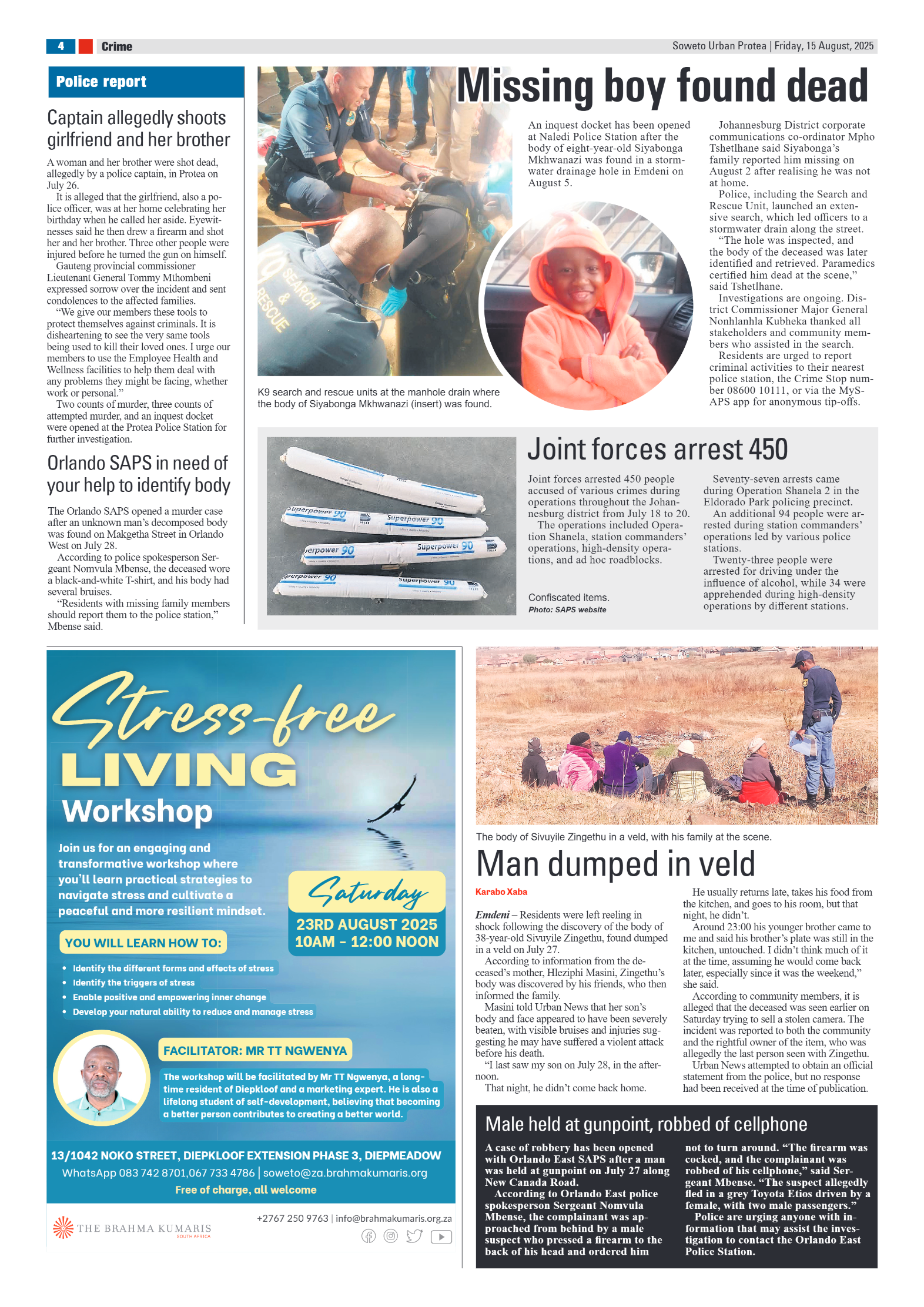 Protea: 15 August 2025 page 4