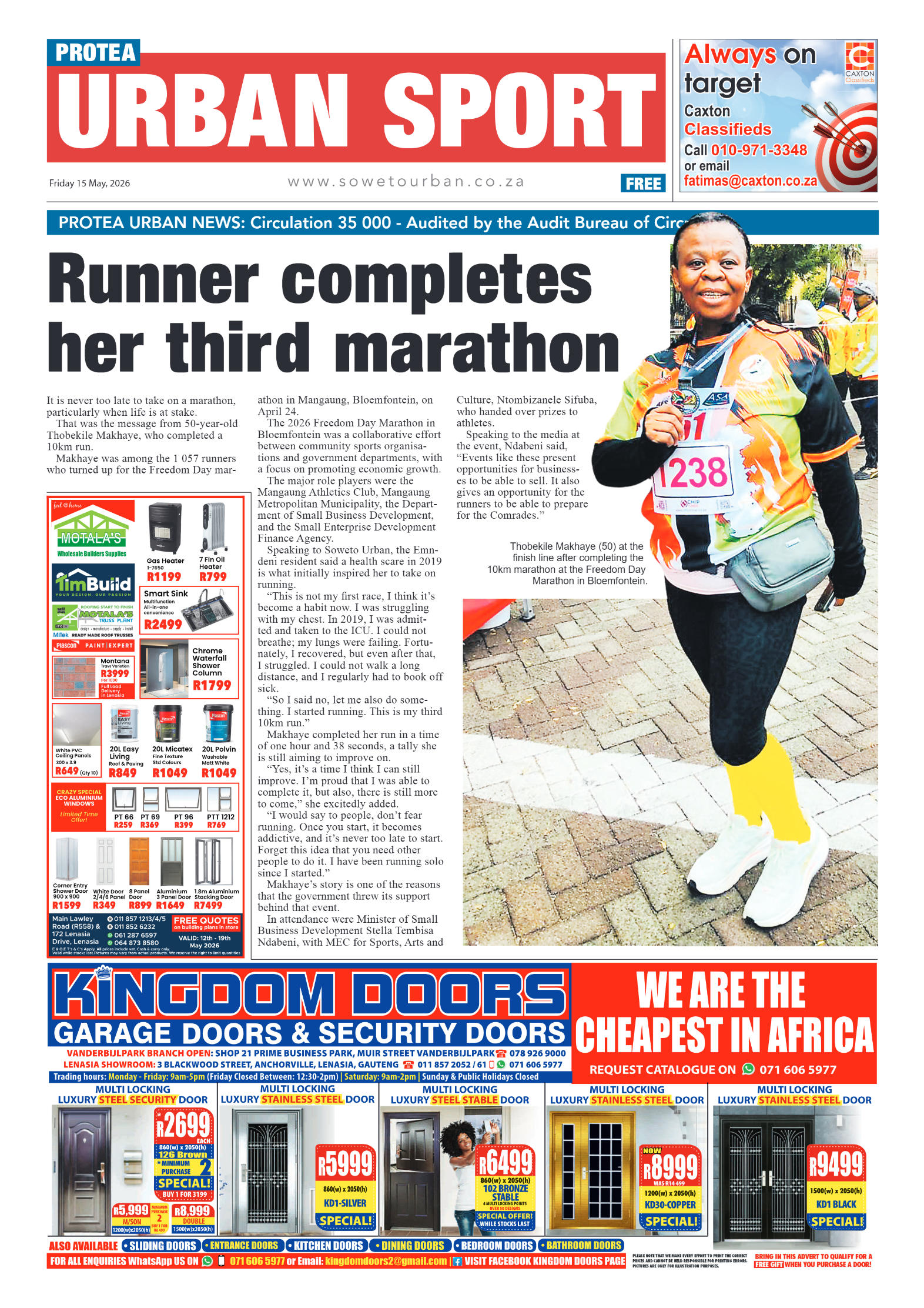 Protea: 15 May 2026 page 8