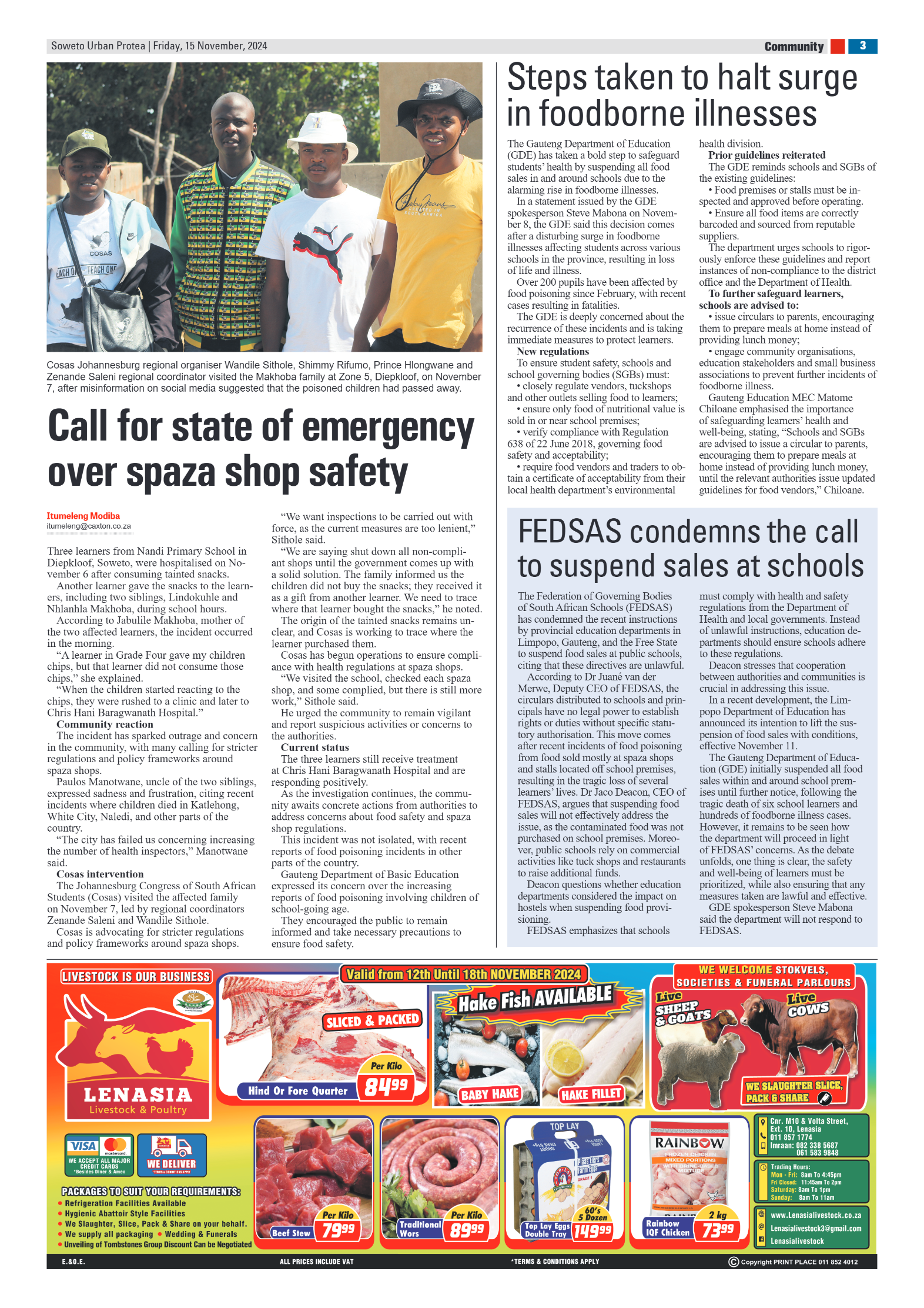 Protea: 15 November 2024 page 3