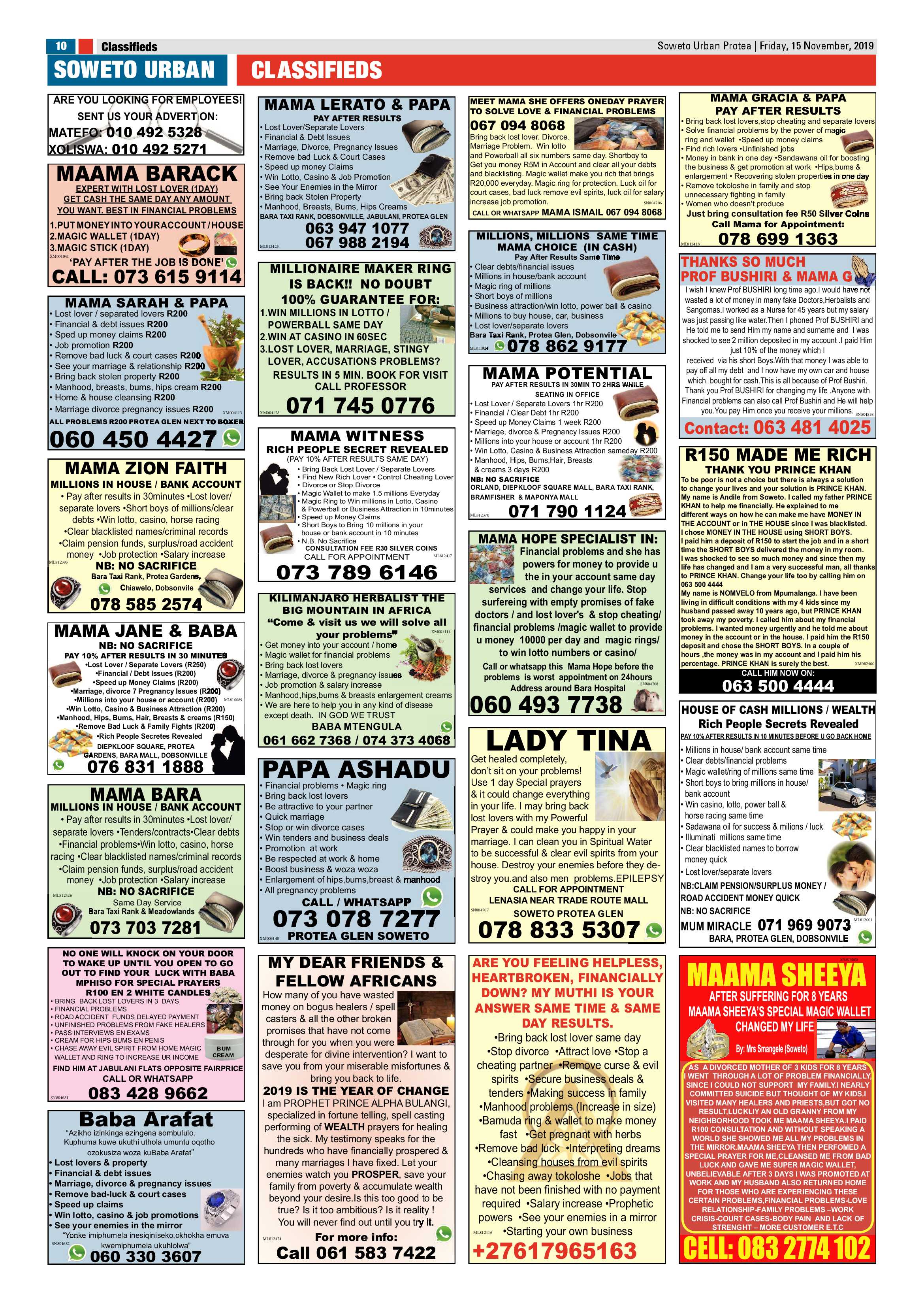 Protea News – November 15, 2019 page 10