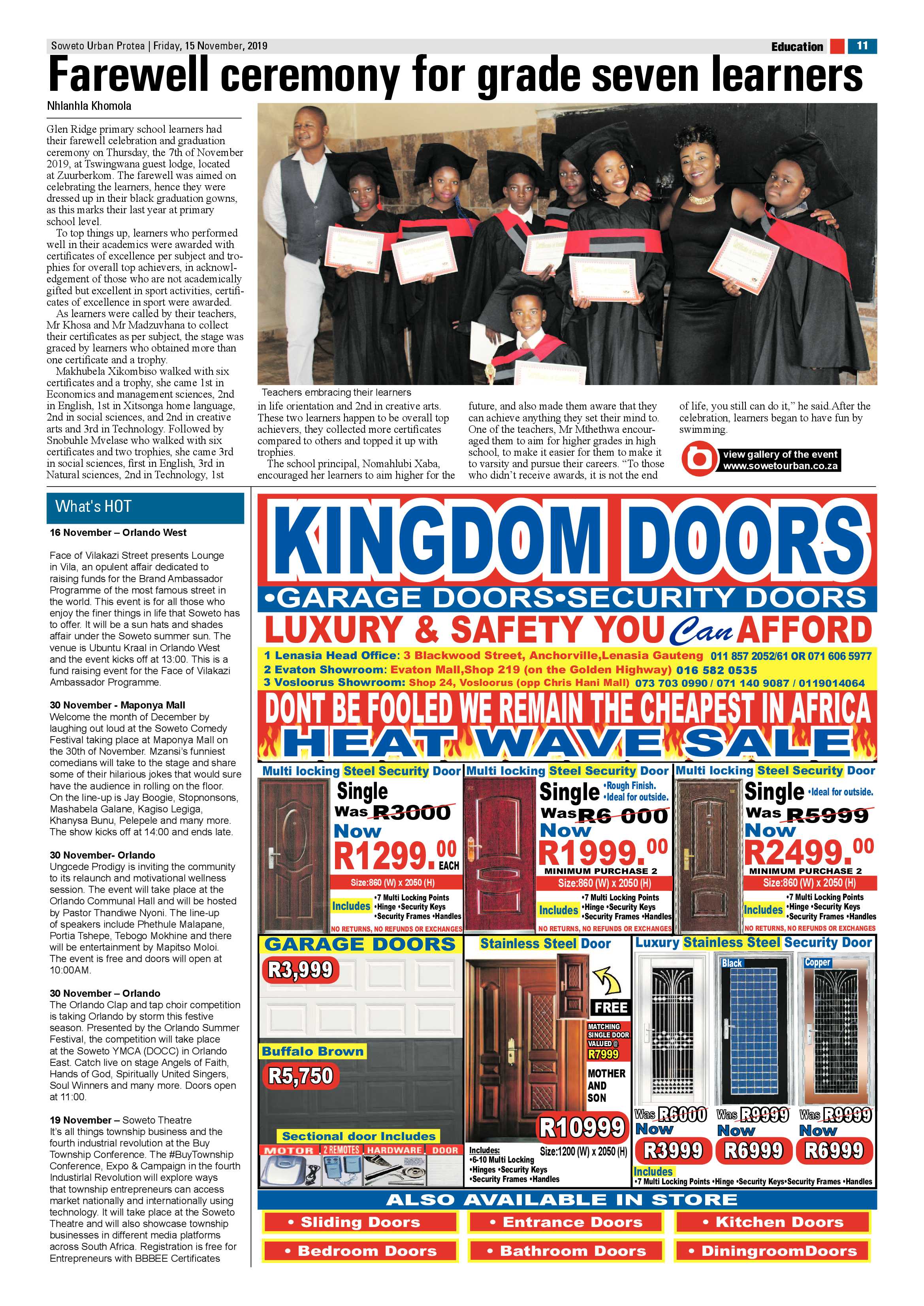Protea News – November 15, 2019 page 11