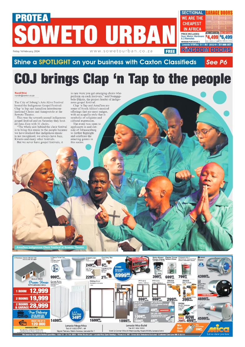 Protea: 16 February 2024 page 1