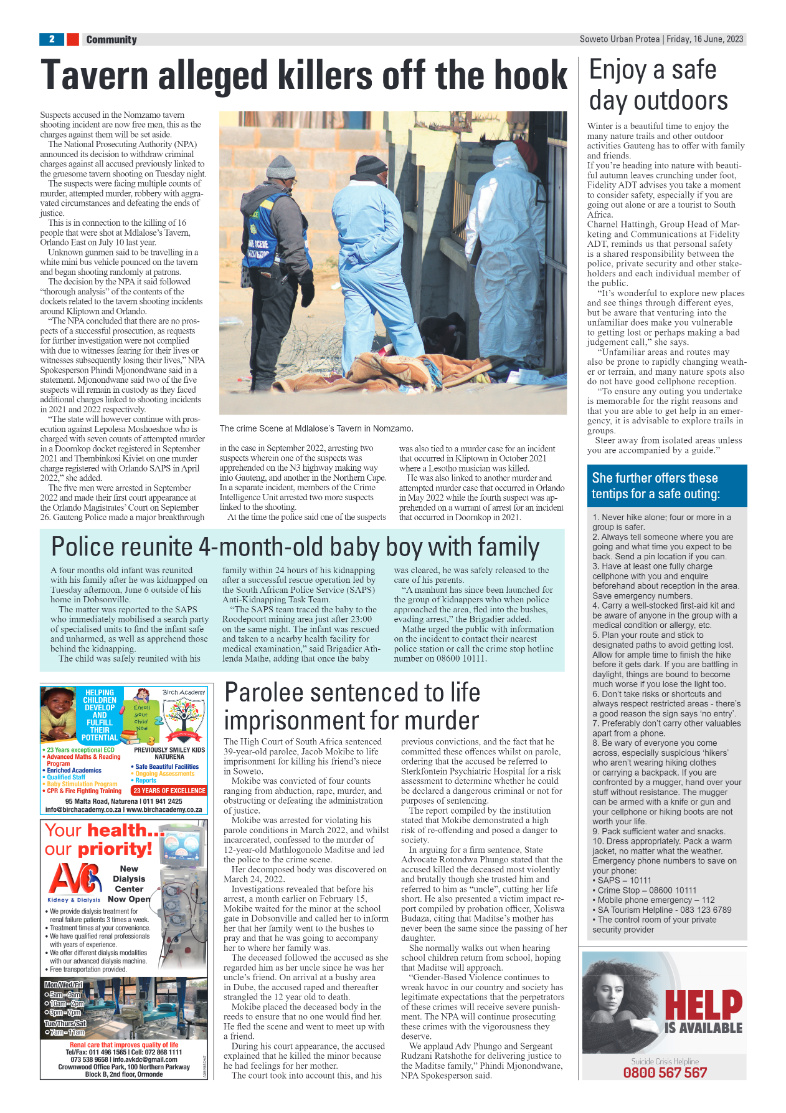 Protea: 16 June 2023 page 2