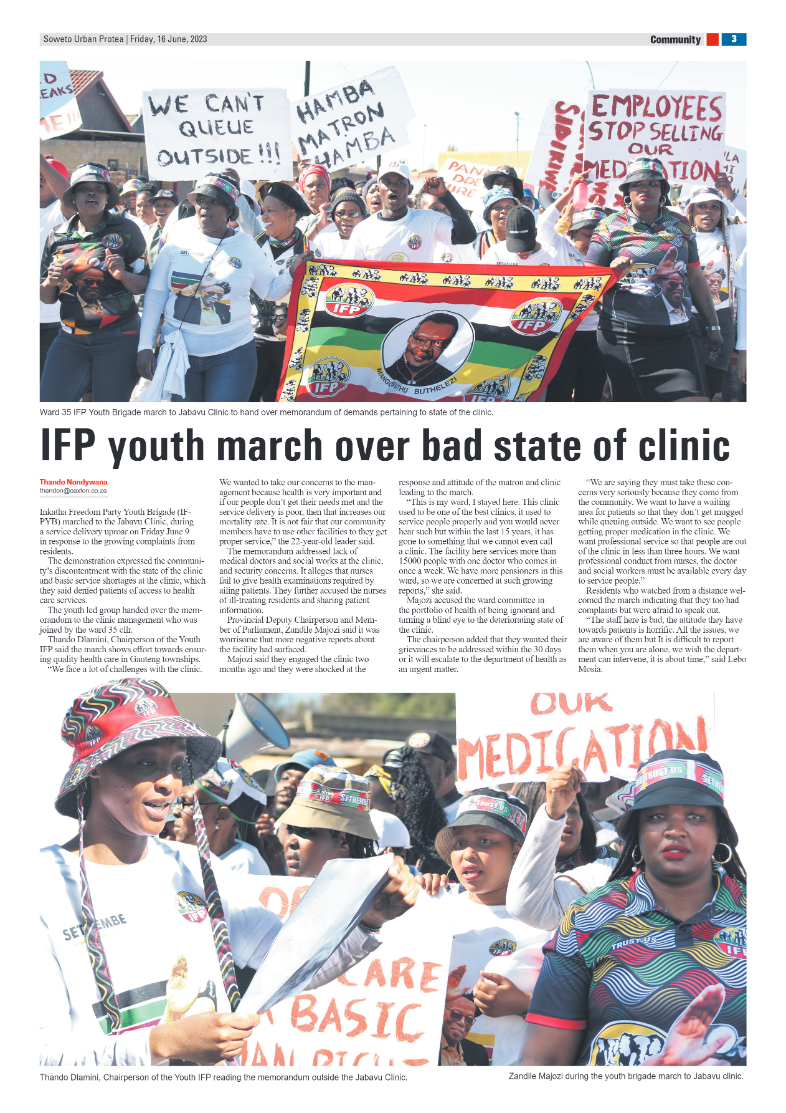 Protea: 16 June 2023 page 3